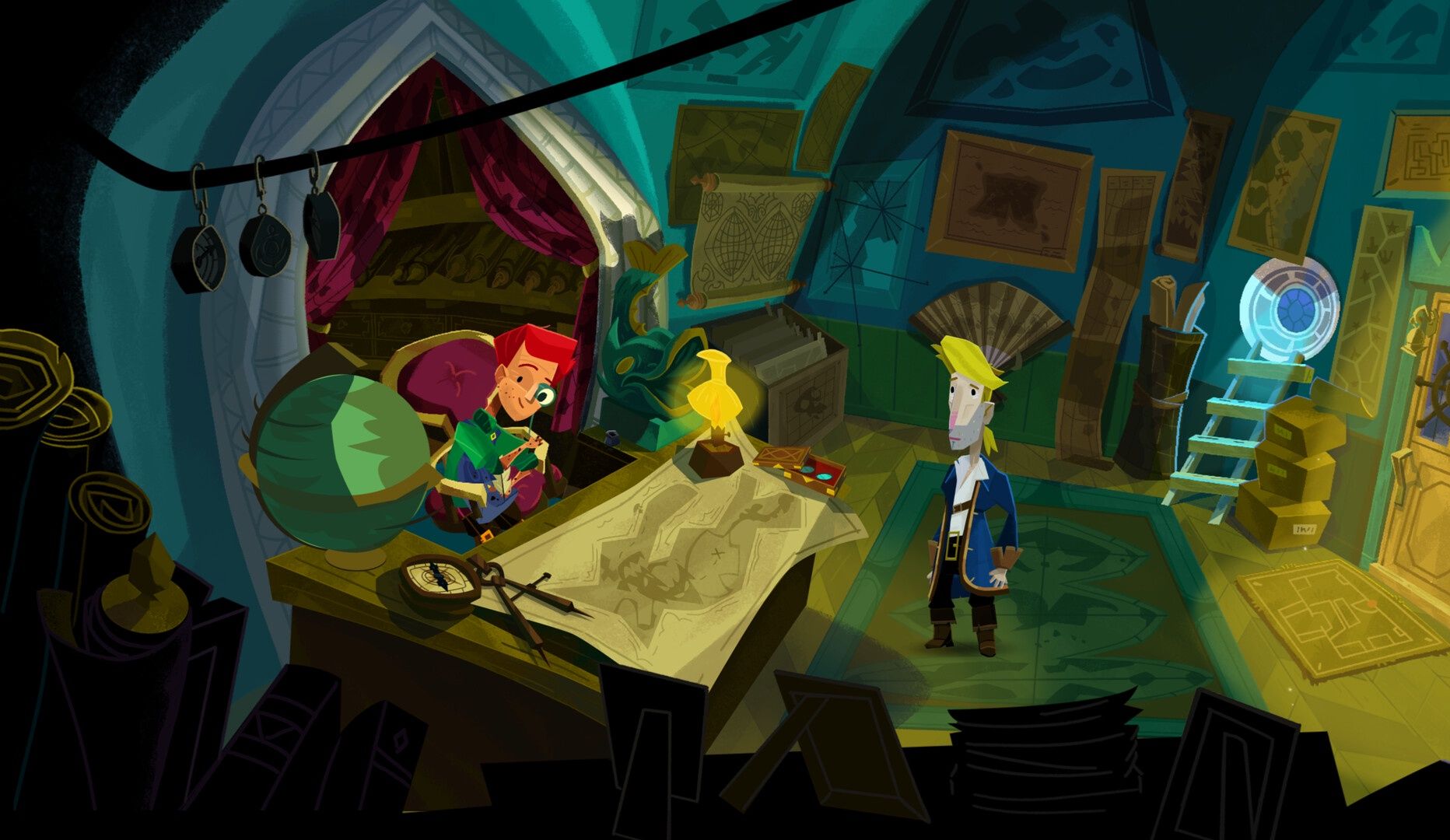 Return to Monkey Island - kartograf Wally