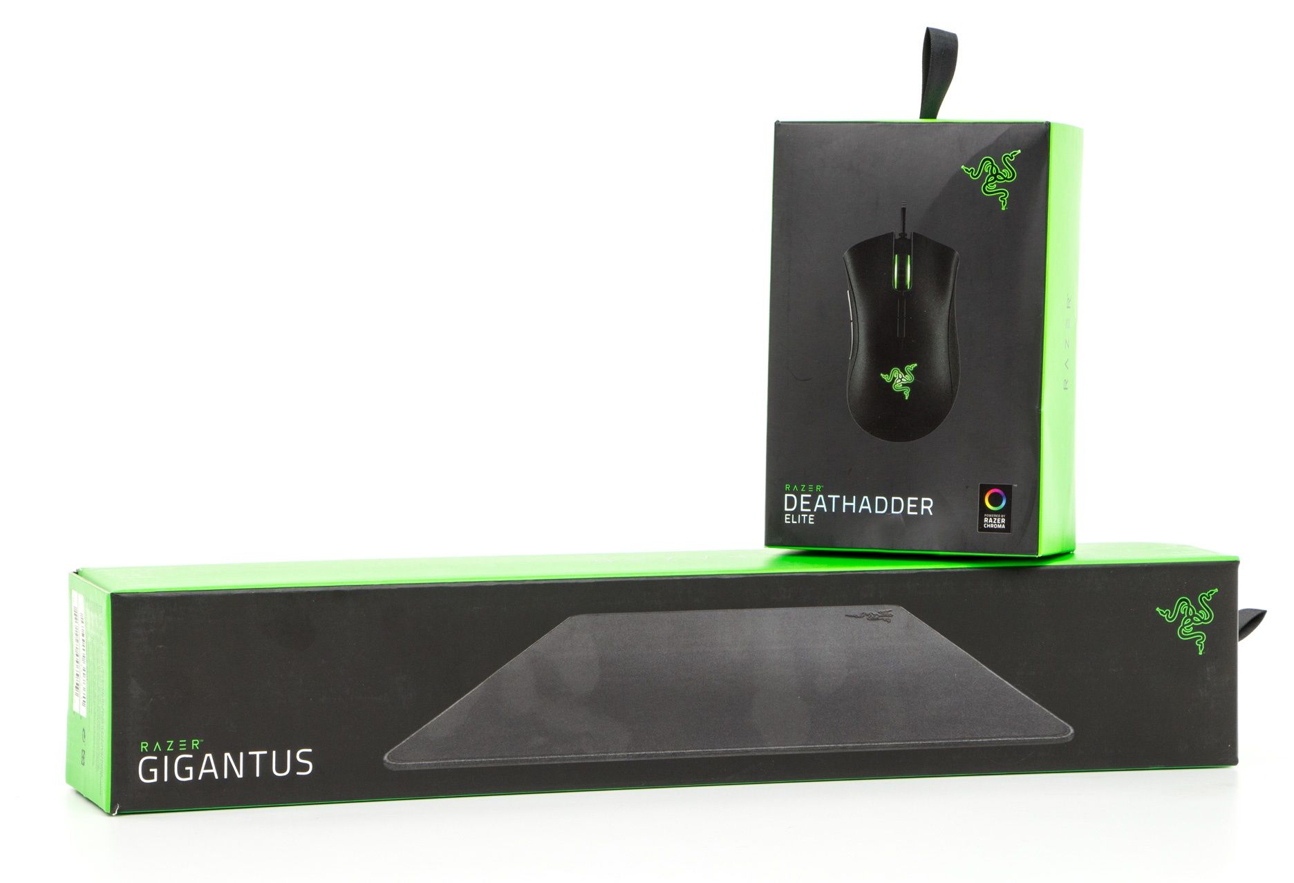 Razer DeathAdder Elite i Razer Gigantus - zestaw mysz + podkładka