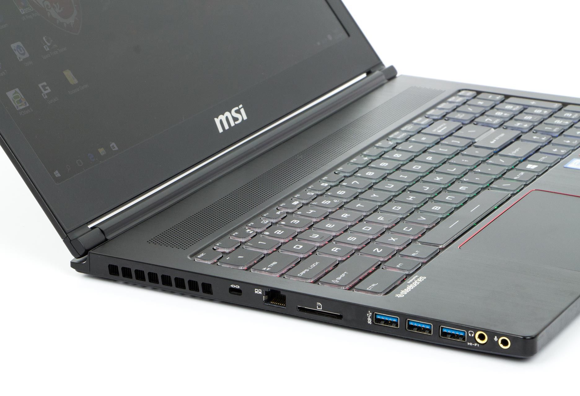 MSI GS63VR 6RF-012PL bok lewy
