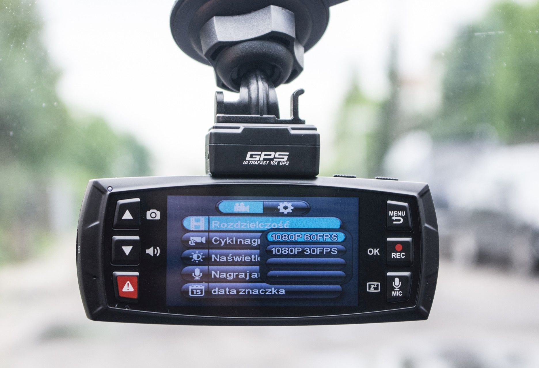 DOD LS470W GPS jakość nagrań