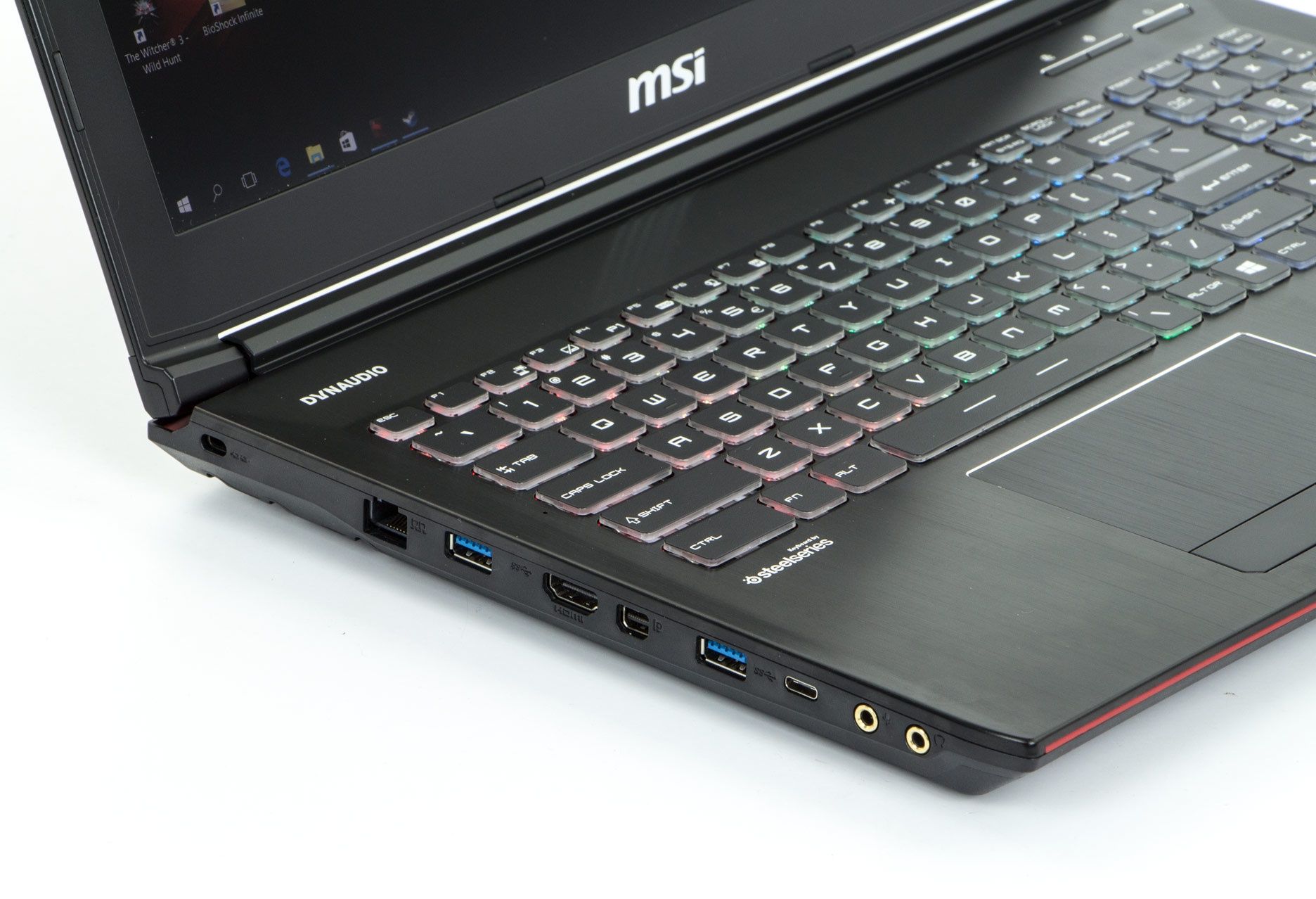 MSI GE62 7RE Apache Pro lewy bok