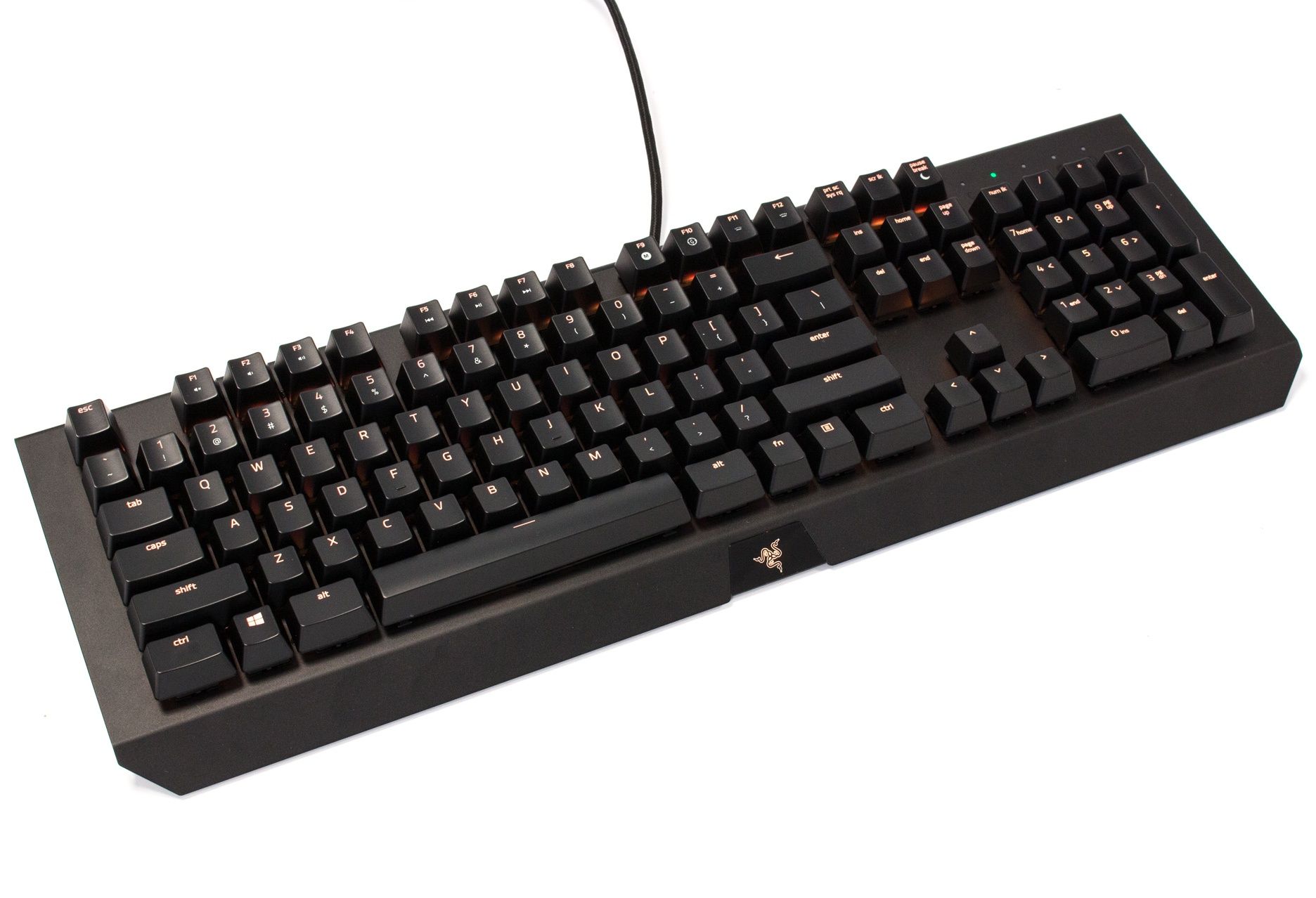 Razer BlackWidow X Chroma - czerwone podświetlenie