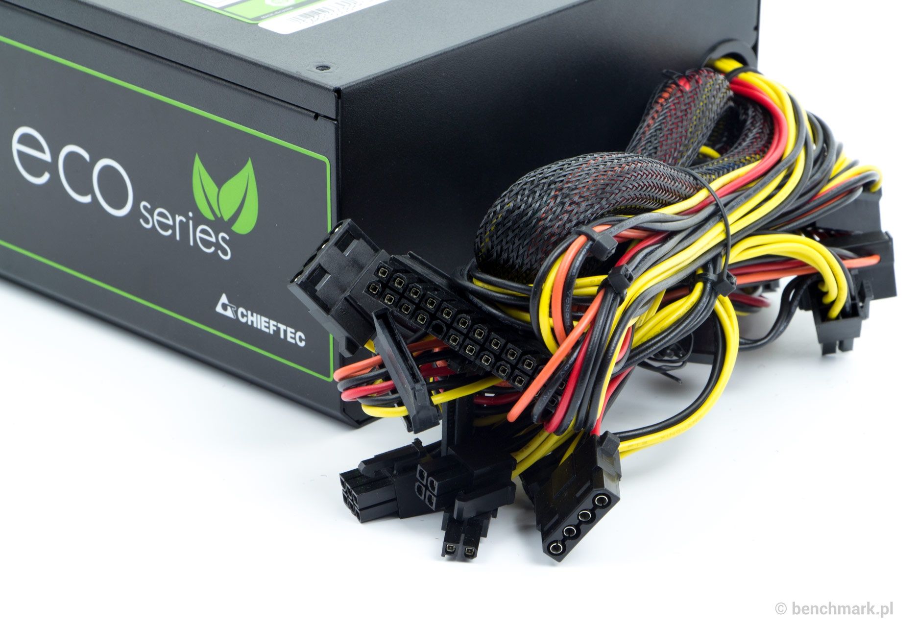 Chieftec ECO GPE-600S 600 W zasilacz - okablowanie