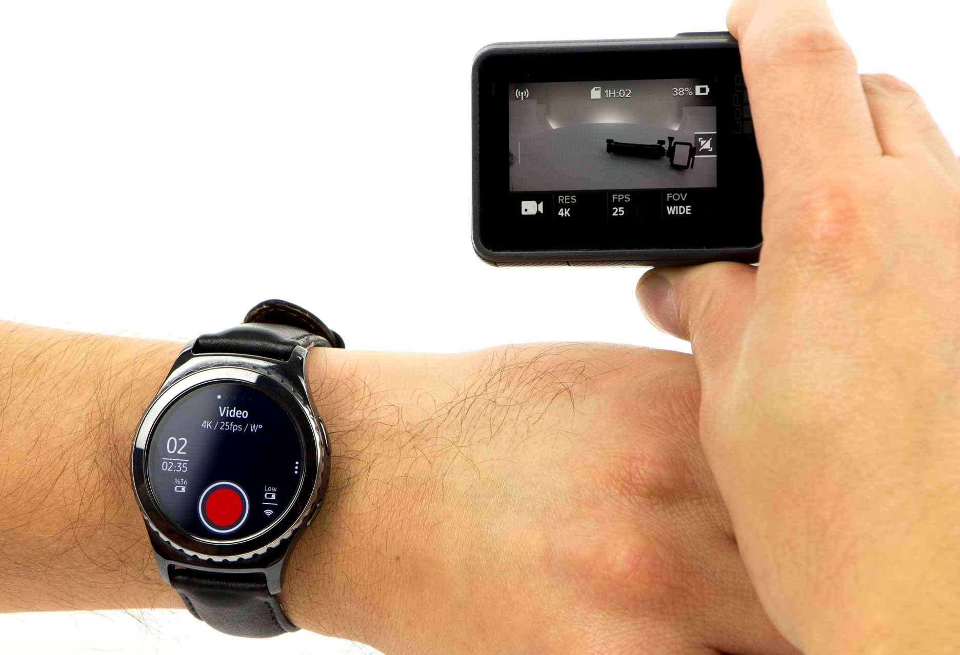 Samsung Gear S2 i GoPro Hero 5 Black
