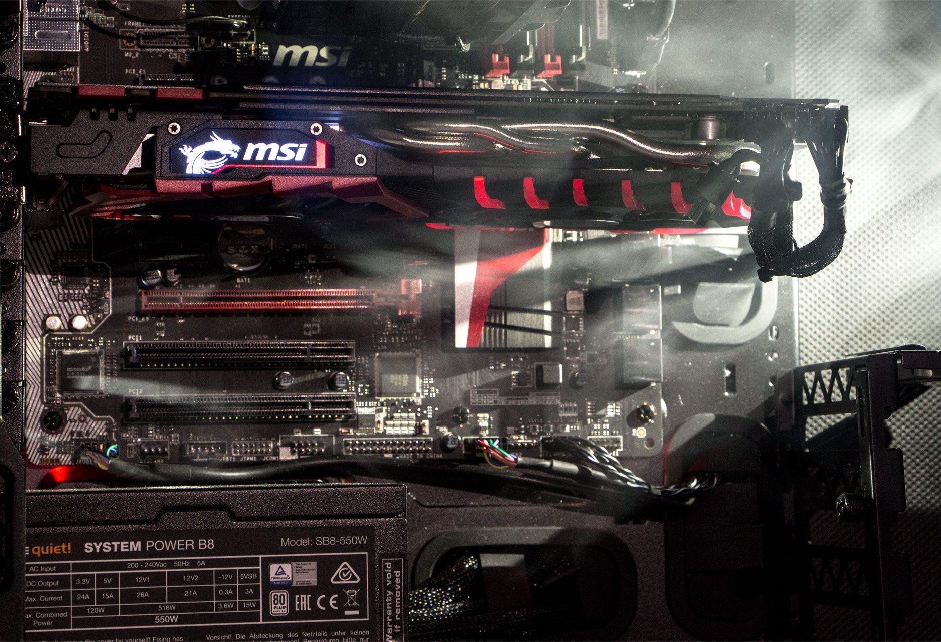 MSI Optimus skrywa kartę MSI GTX 1070 Gaming X