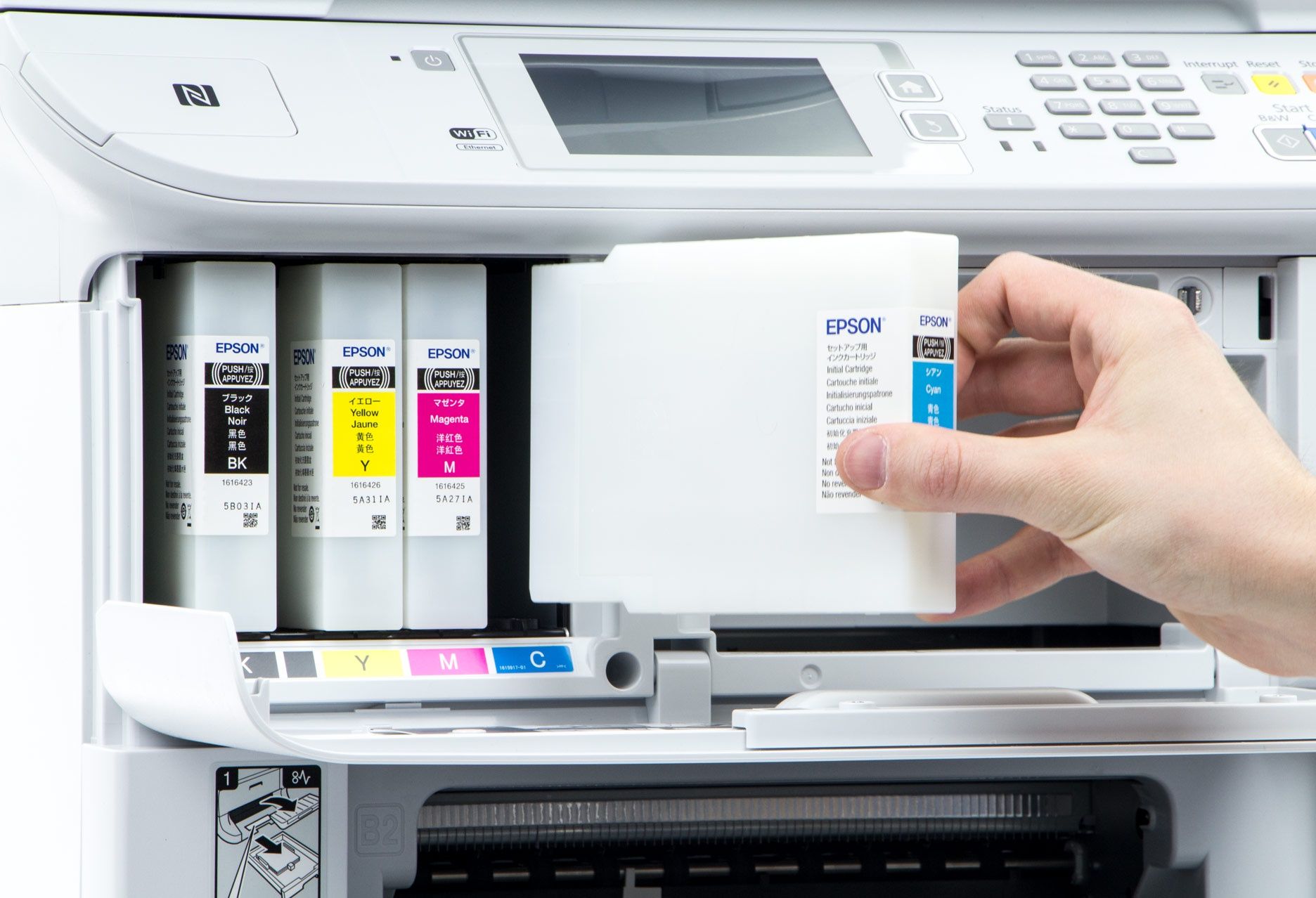 Epson WorkForce Pro WF-6590DWF wymiana kartridży
