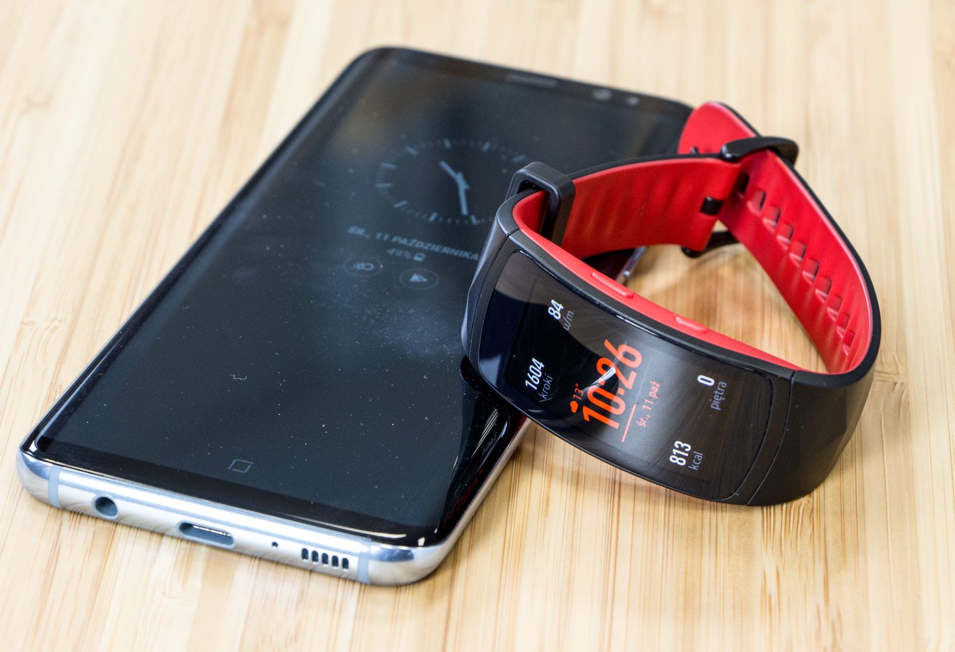 Samsung Gear Fit2 Pro i Samsung Galaxy S8