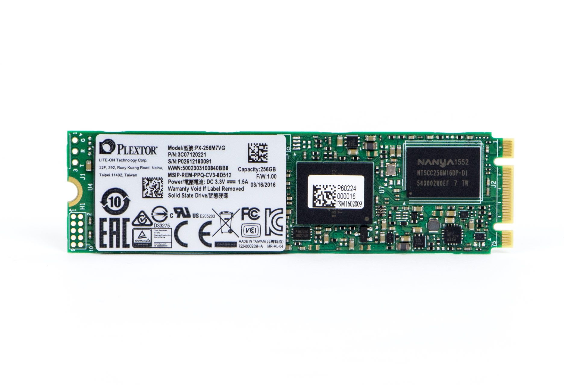 Plextor M7VG 256 GB dysk SSD M.2