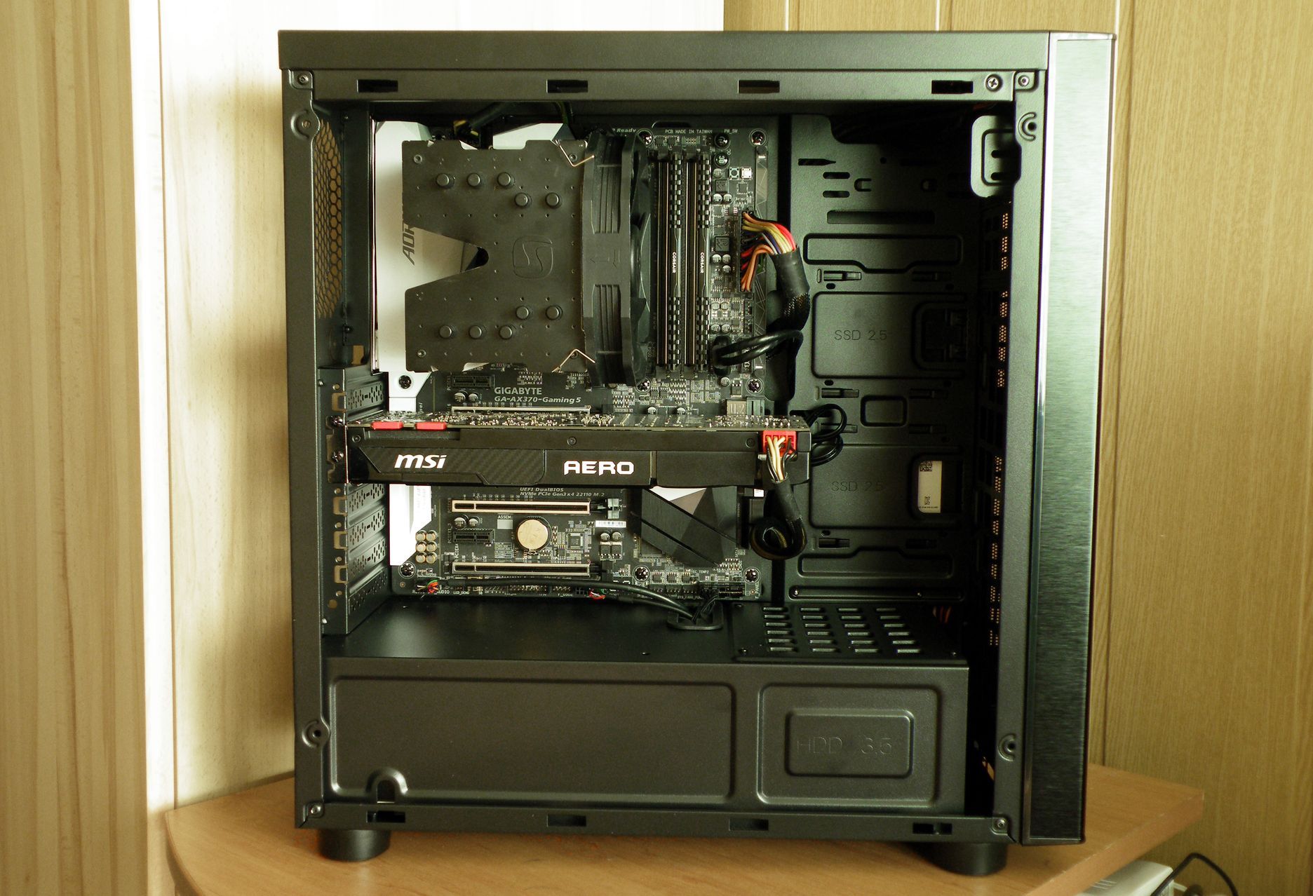 Chieftec Gamer AL-01B - montaż podzespołów