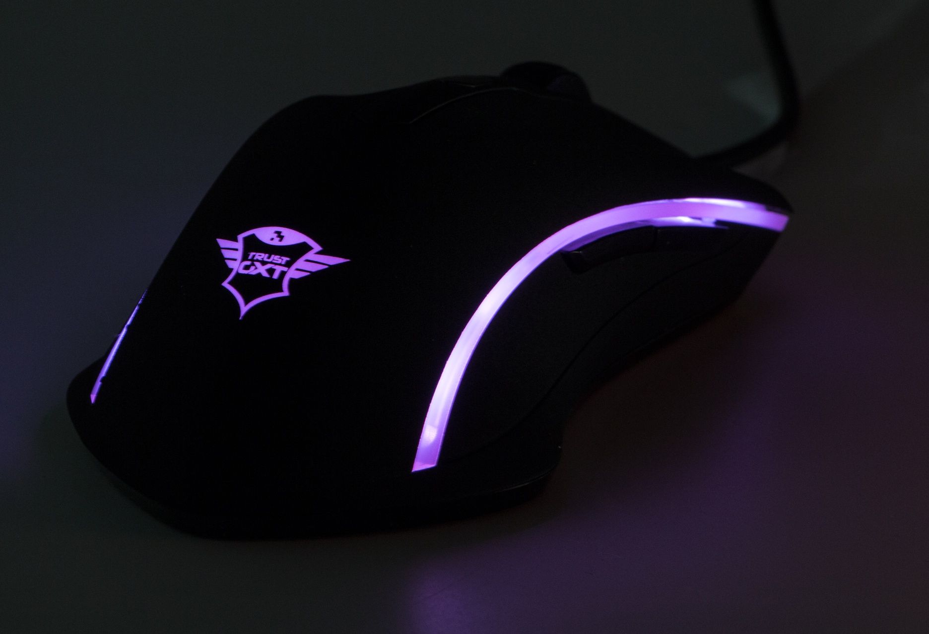 Trust GXT 177 Gaming Mouse - obszary podświetlenia