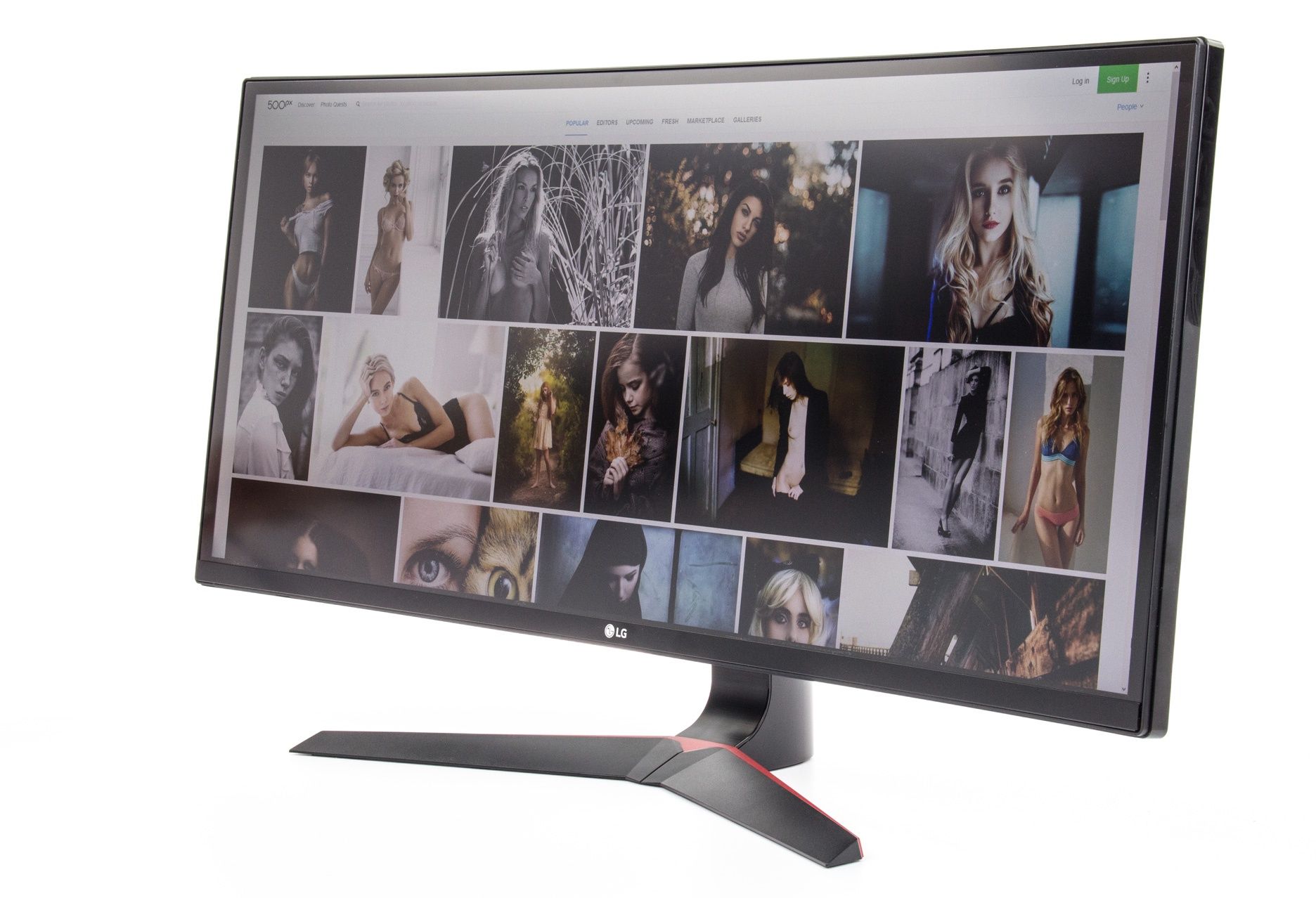 LG 34UC79G kąty widzenia