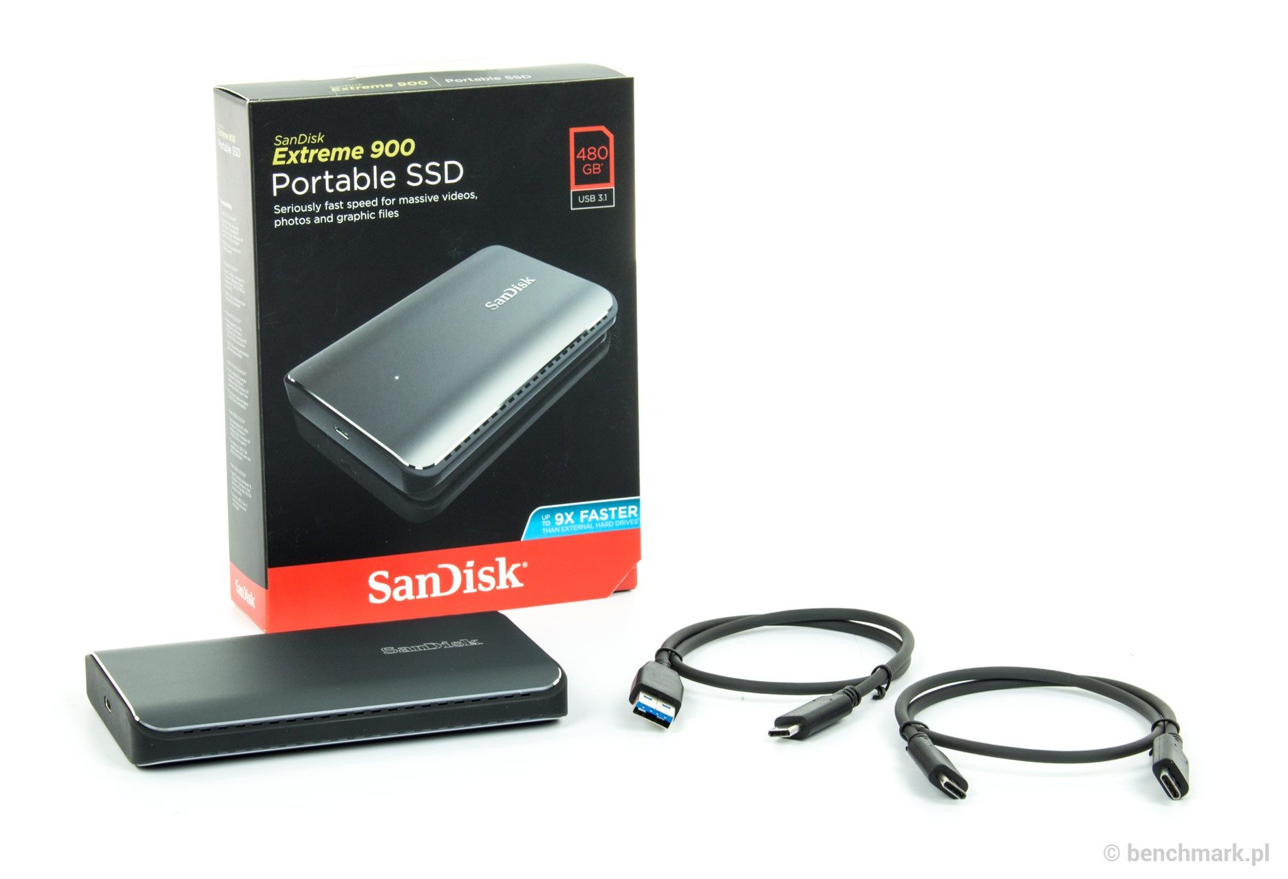 SanDisk Extreme 900 Portable SSD 480 GB dysk przenośny