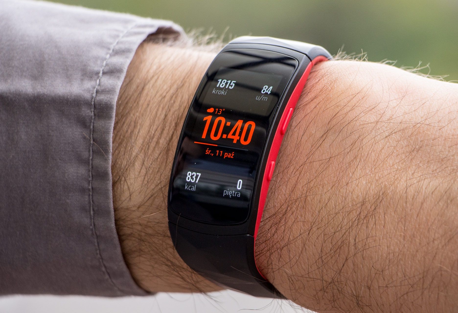 Samsung Gear Fit2 Pro ekran główny