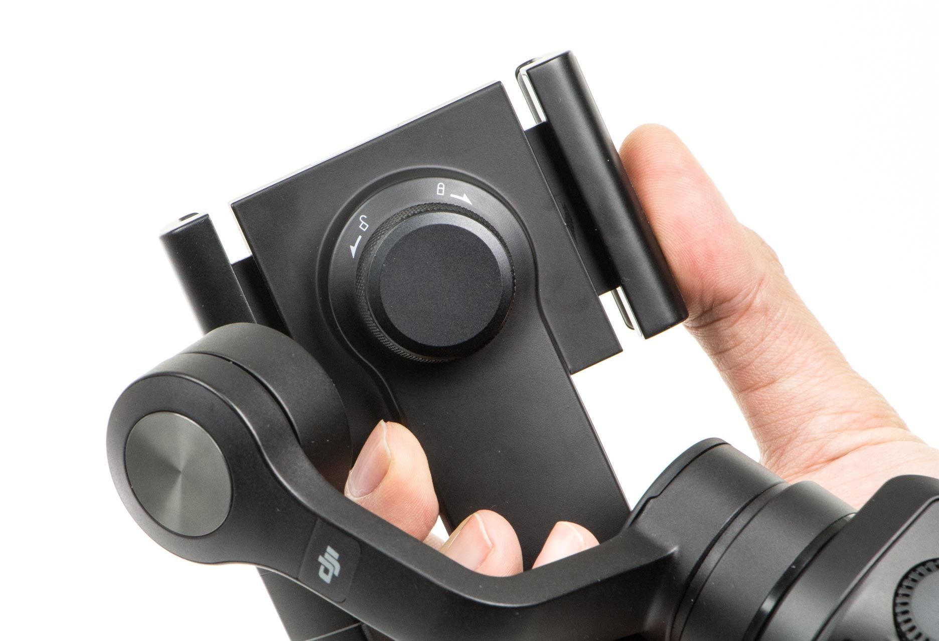DJI Osmo Mobile - mechanizm zaciskowy