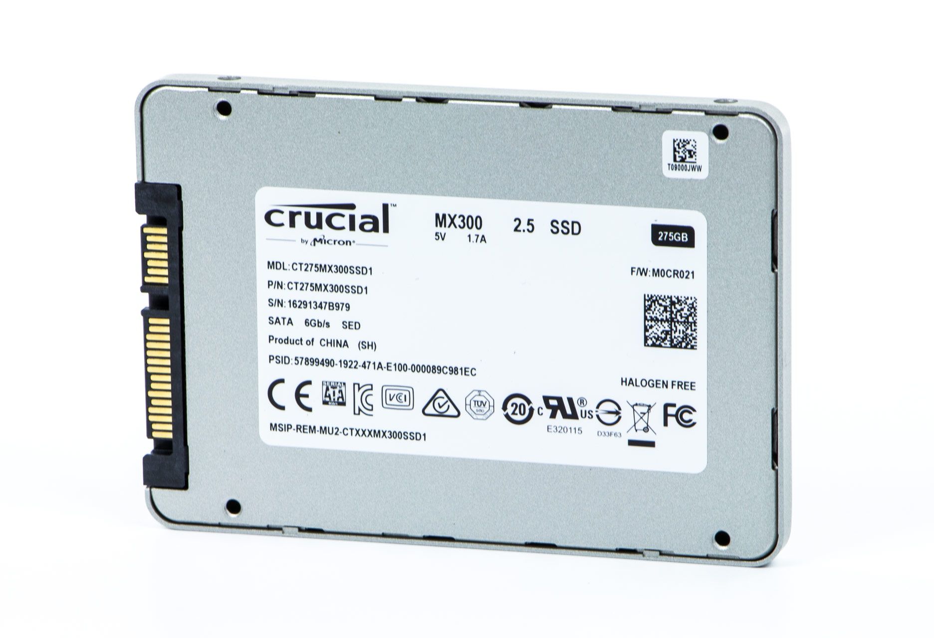 Crucial MX300 275 GB dysk SSD