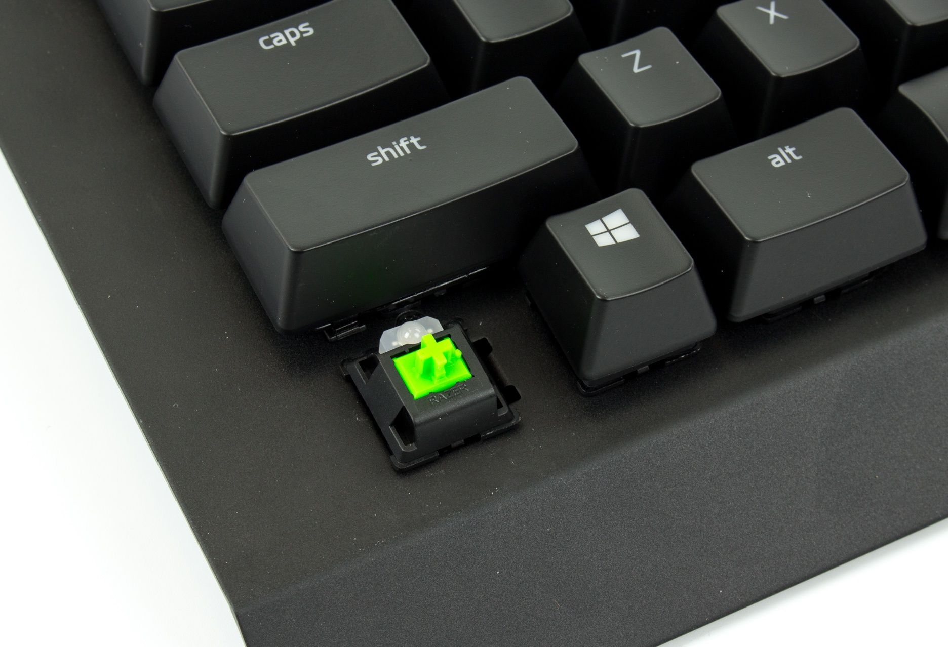 Razer BlackWidow X Chroma - mikroprzełączniki Razer Green