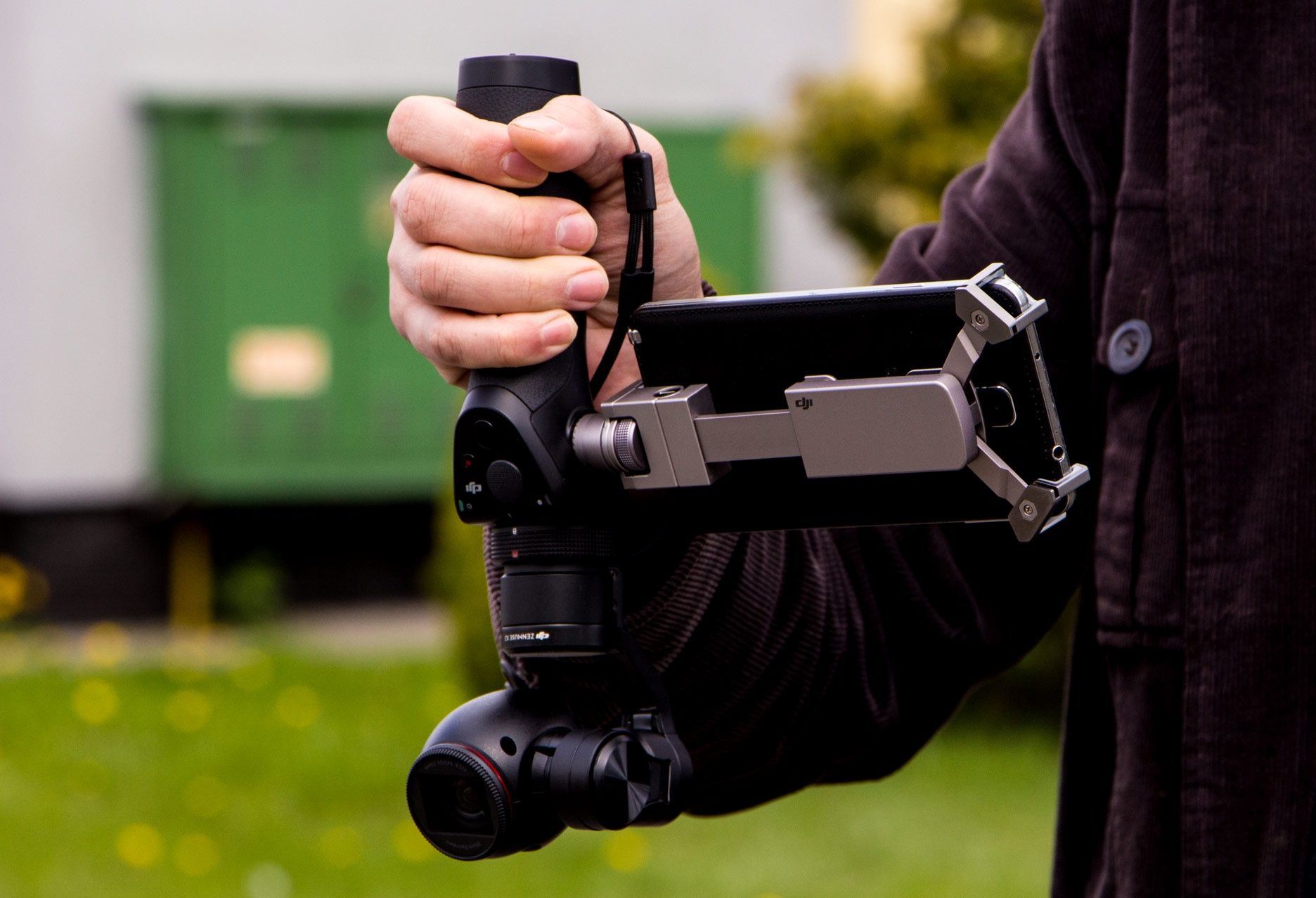 Dji Osmo - dolny rodzaj uchwytu