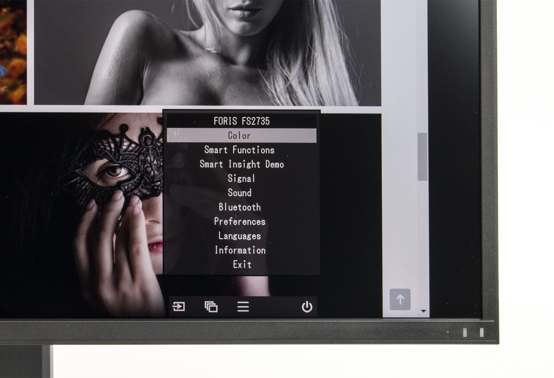 Eizo Foris FS2735 menu OSD