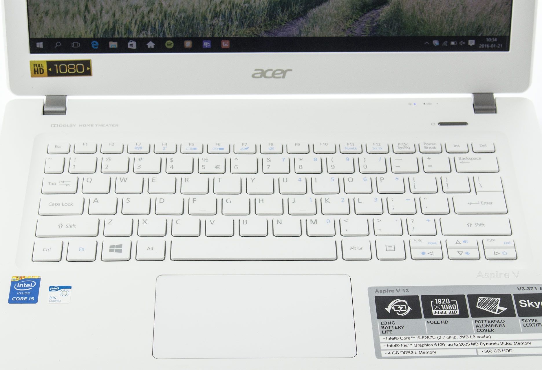 Acer Aspire V3-371-55EH panel roboczy
