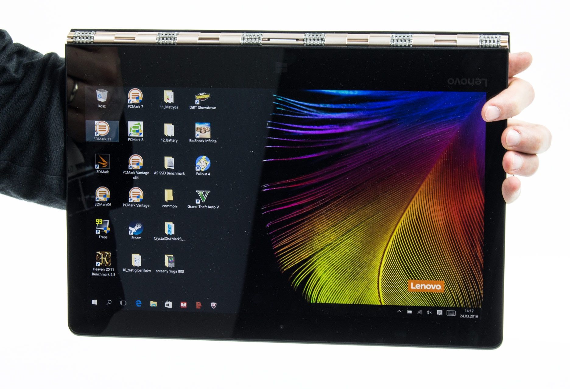 Lenovo Yoga 900 tryb namiotu