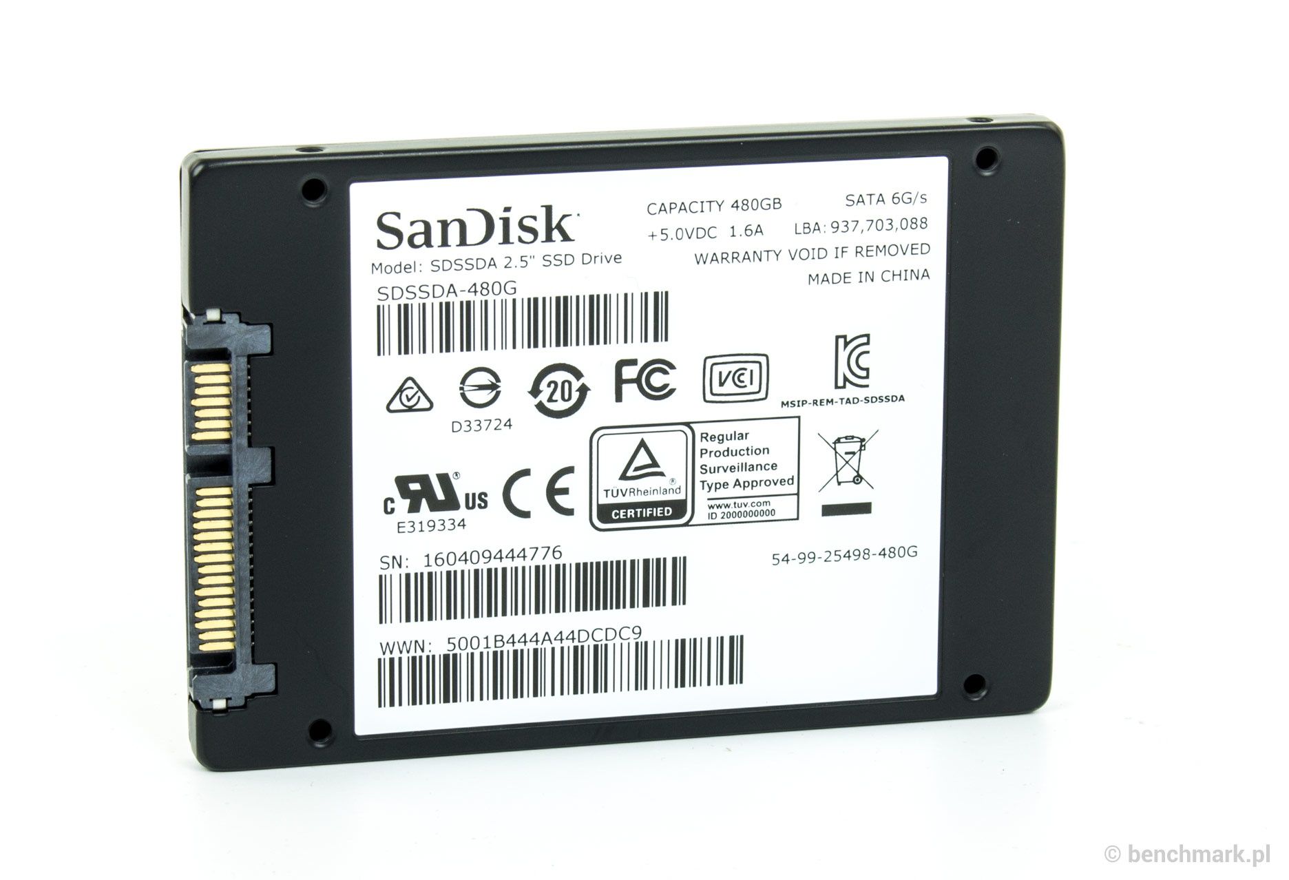 SanDisk SSD Plus 480 GB