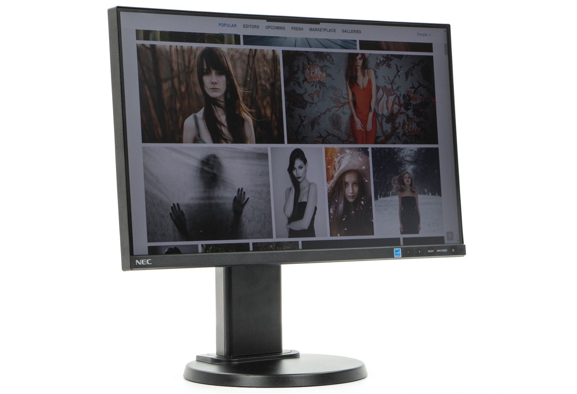 NEC MultiSync E221N kąty widzenia