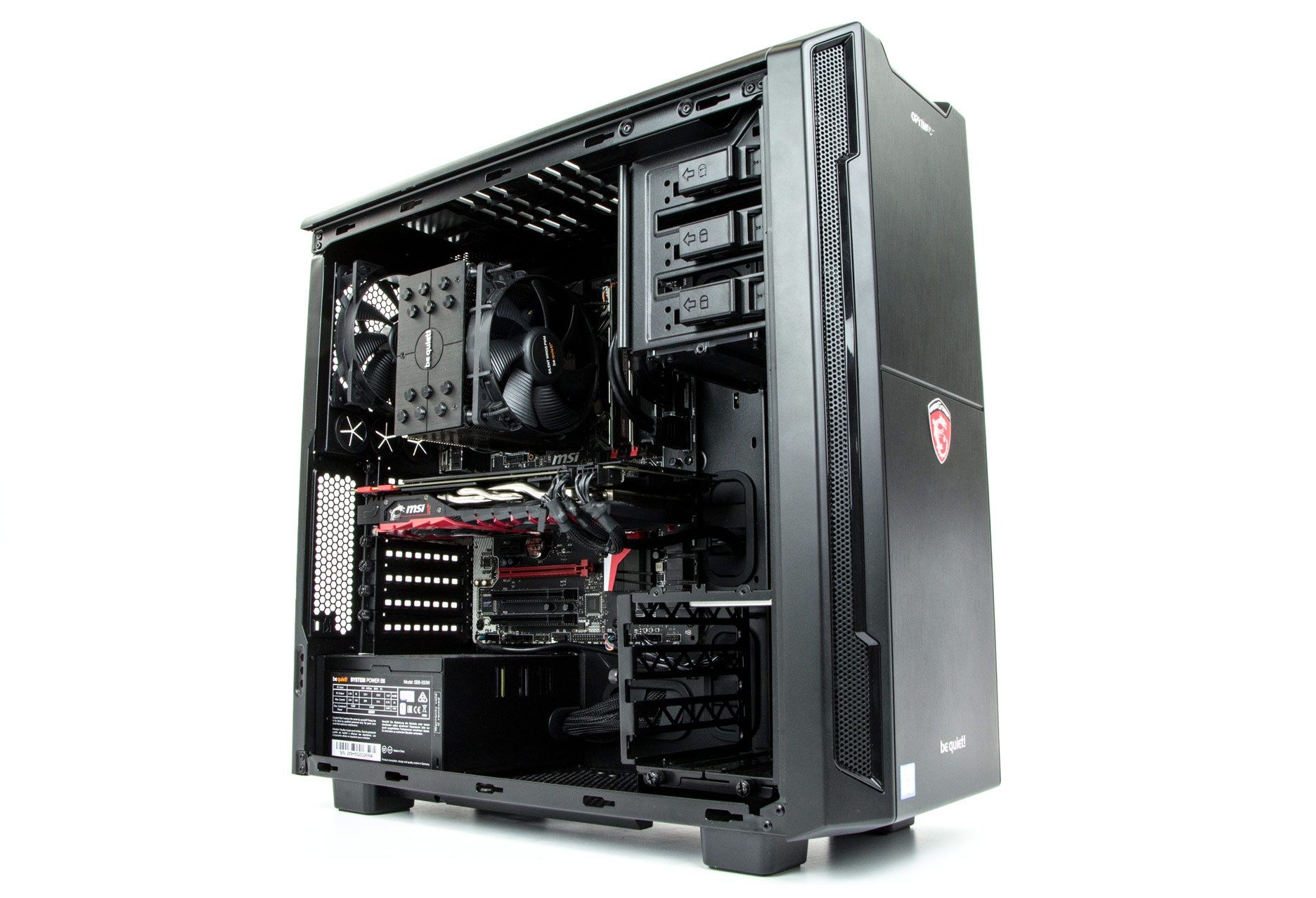 MSI Optimus - wnętrze obudowy