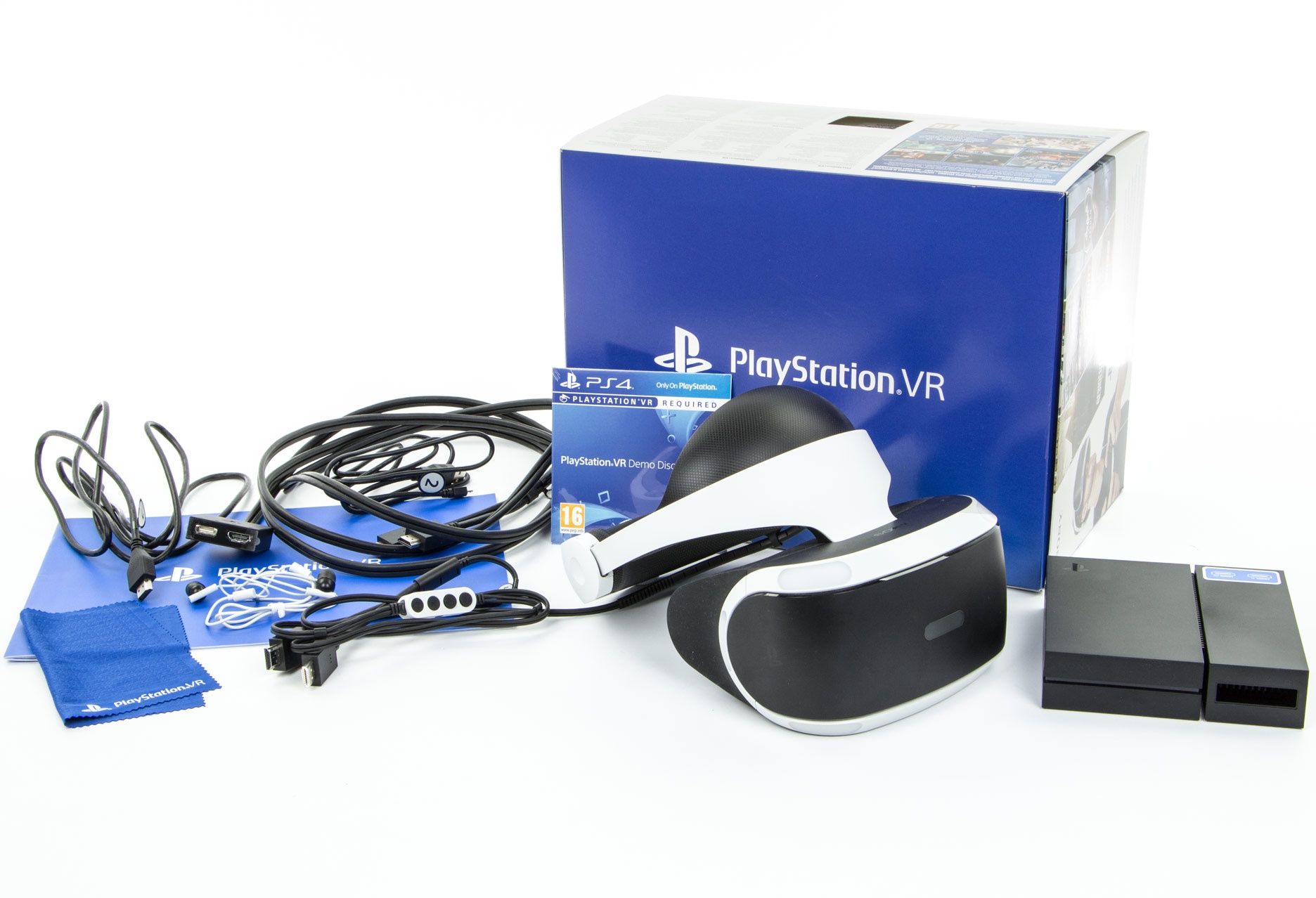 PlayStation VR - zawartość pudełka