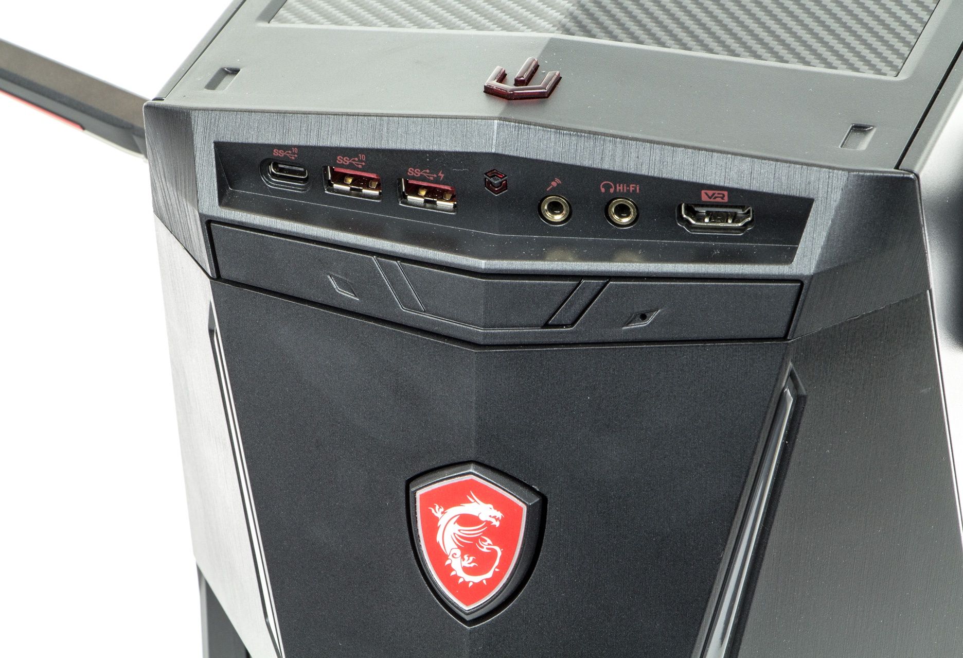 MSI Aegist Ti3 - front obudowy