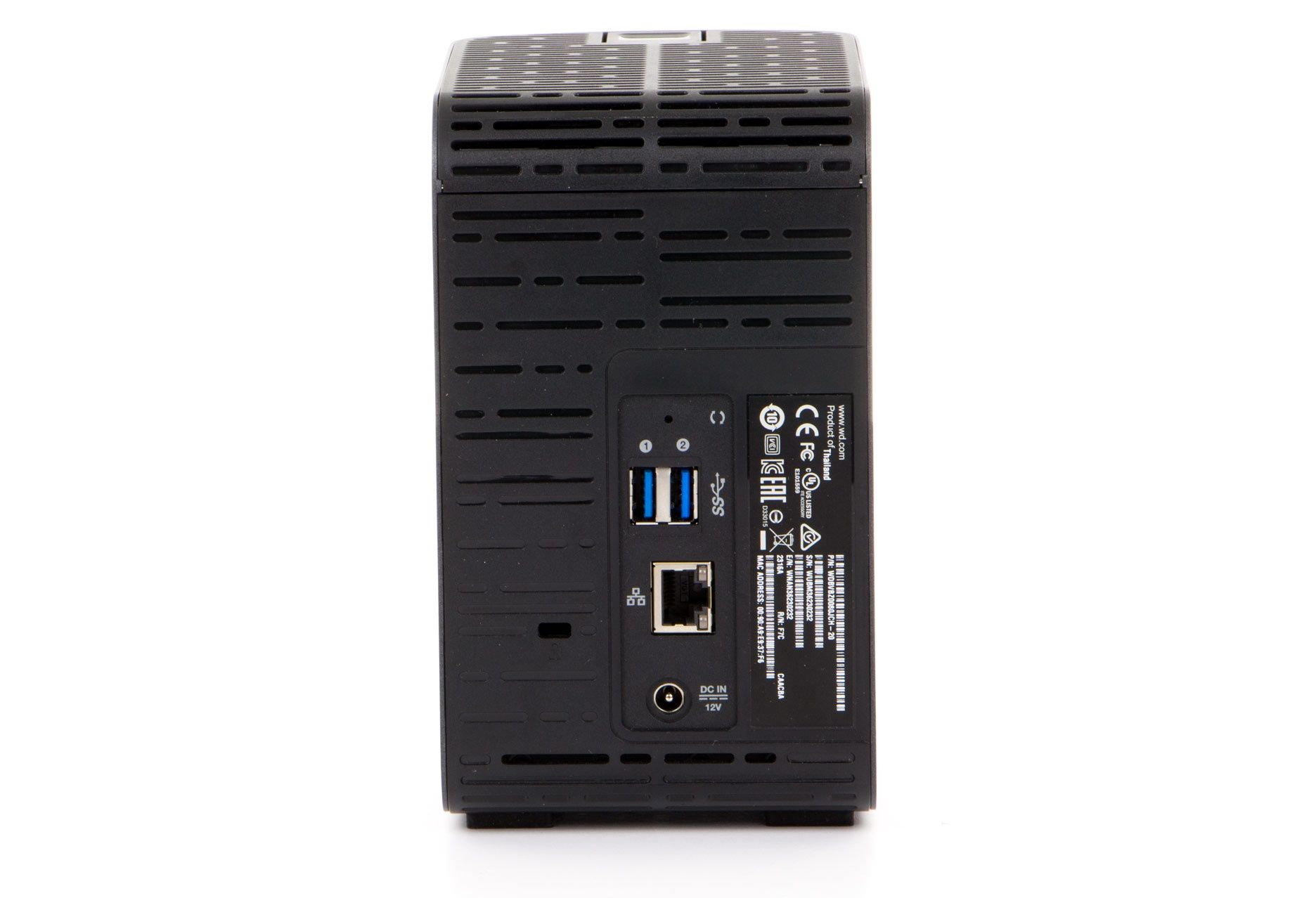 WD My Cloud EX2 Ultra - tył