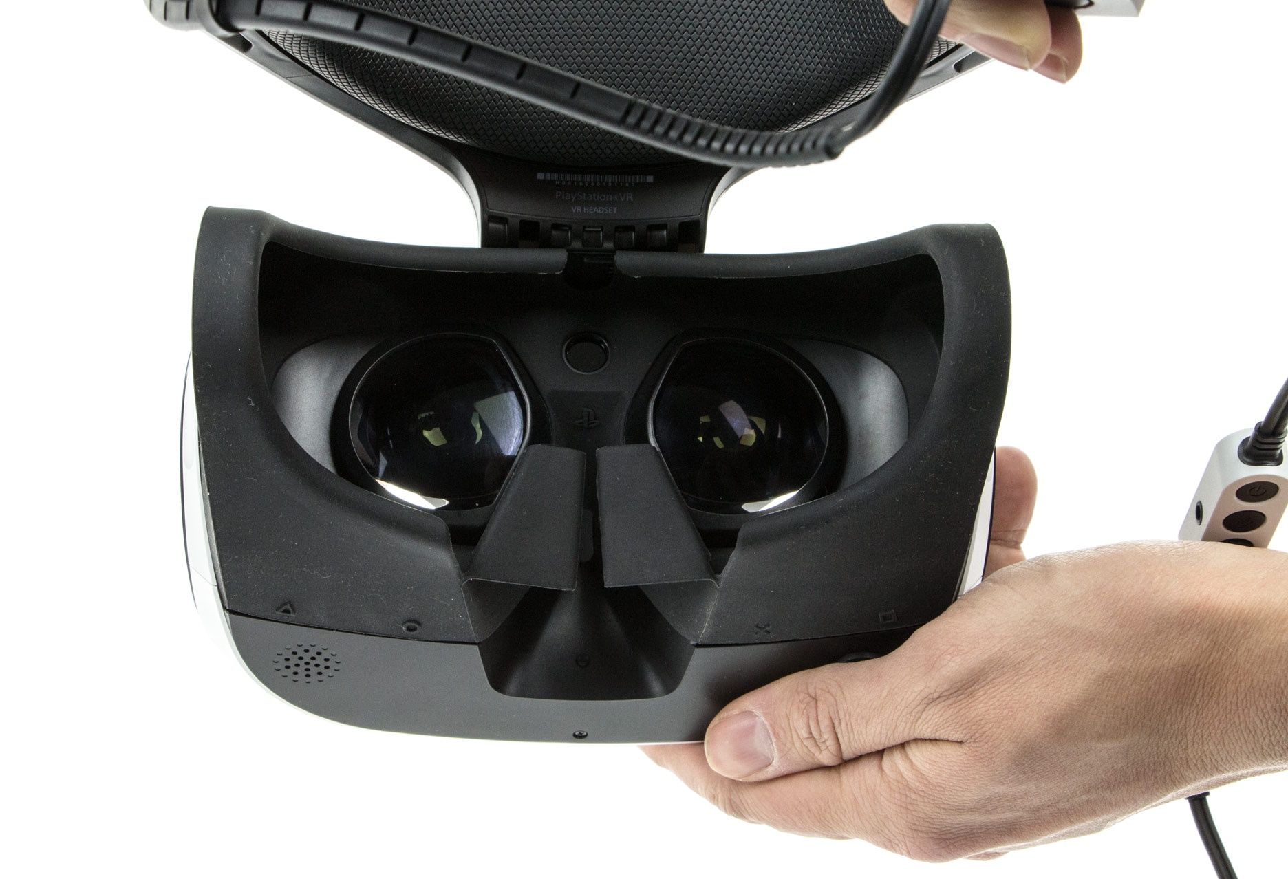 PlayStation VR - gumowa wkładka i soczewki
