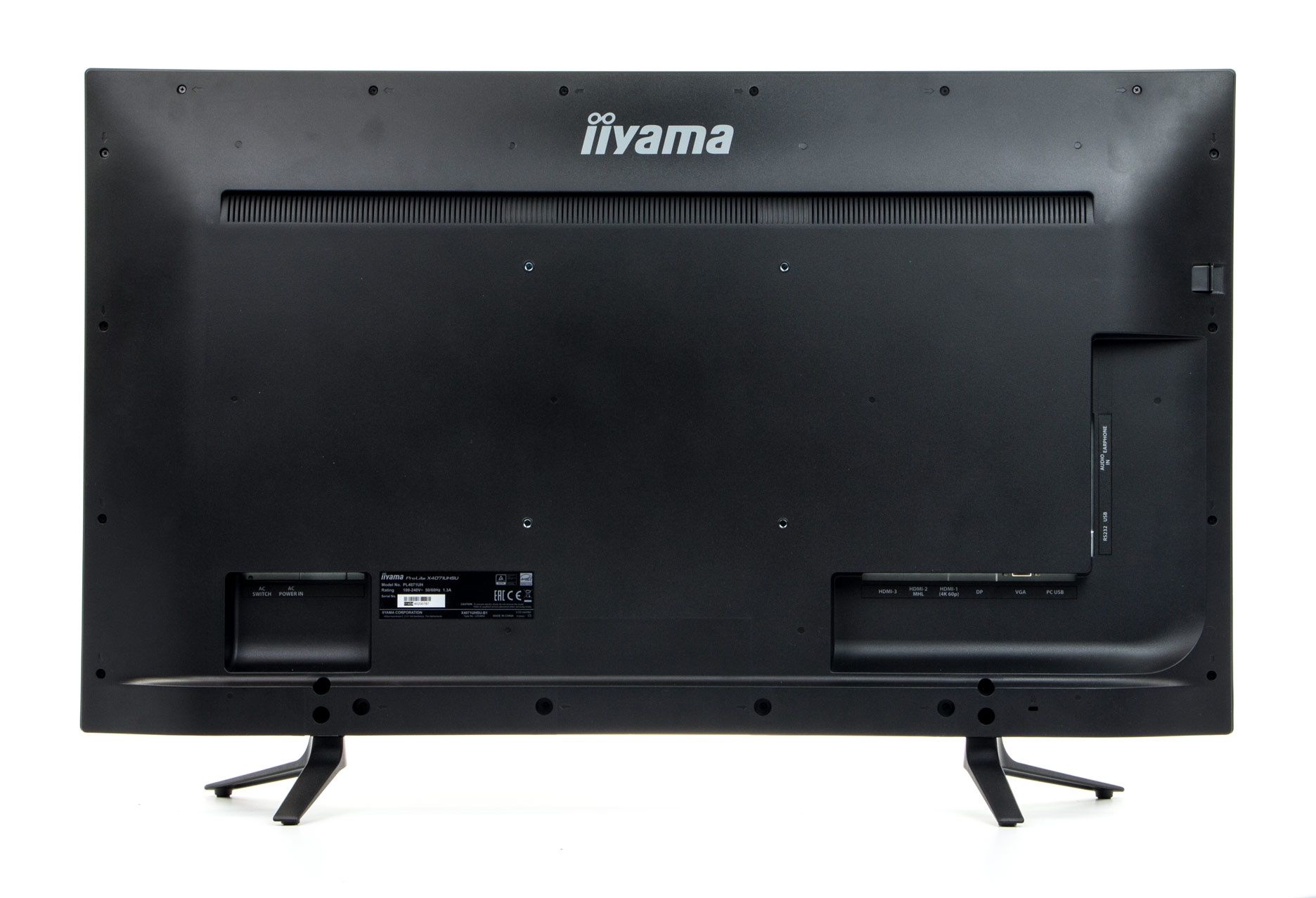 iiyama ProLite X4071UHSU-B1 tył