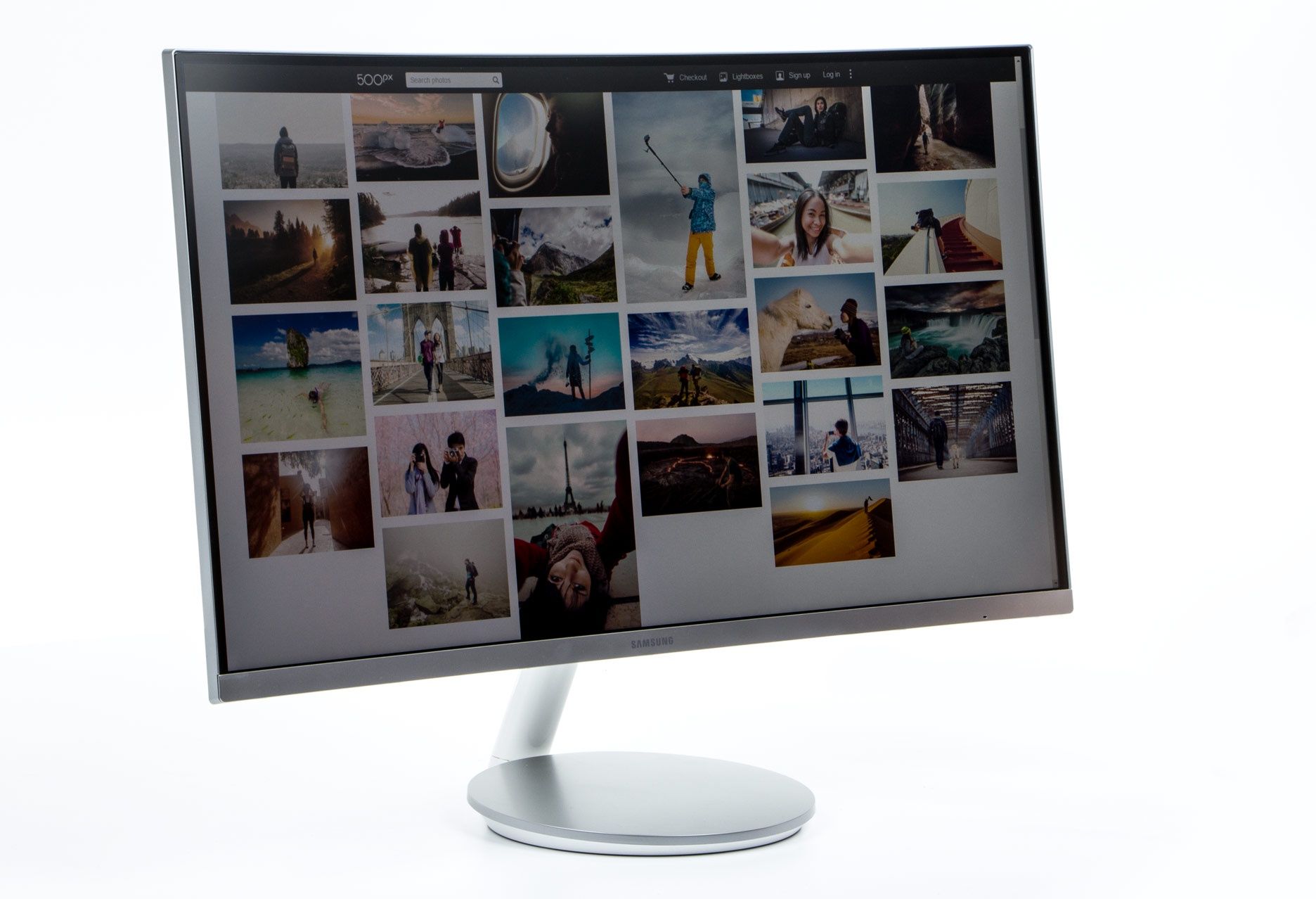 Samsung Curved C27F591F kąty widzenia