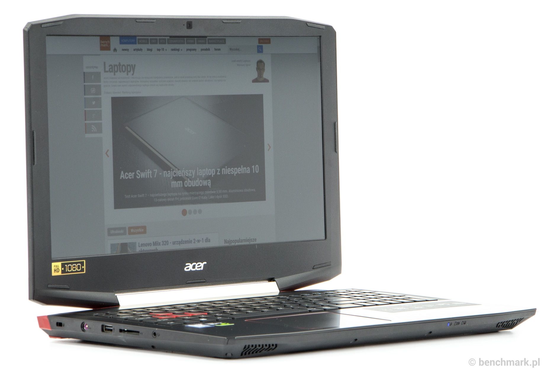 Acer Aspire VX 15 kąty widzenia