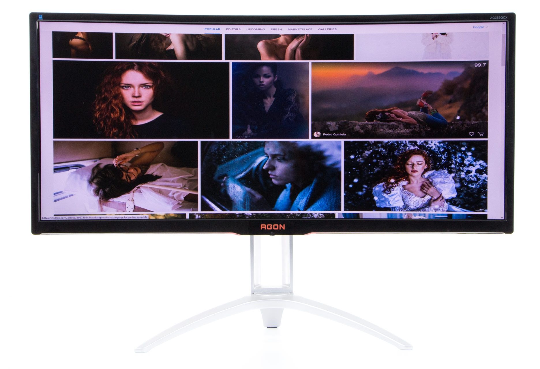 AOC Agon AG352QCX przód