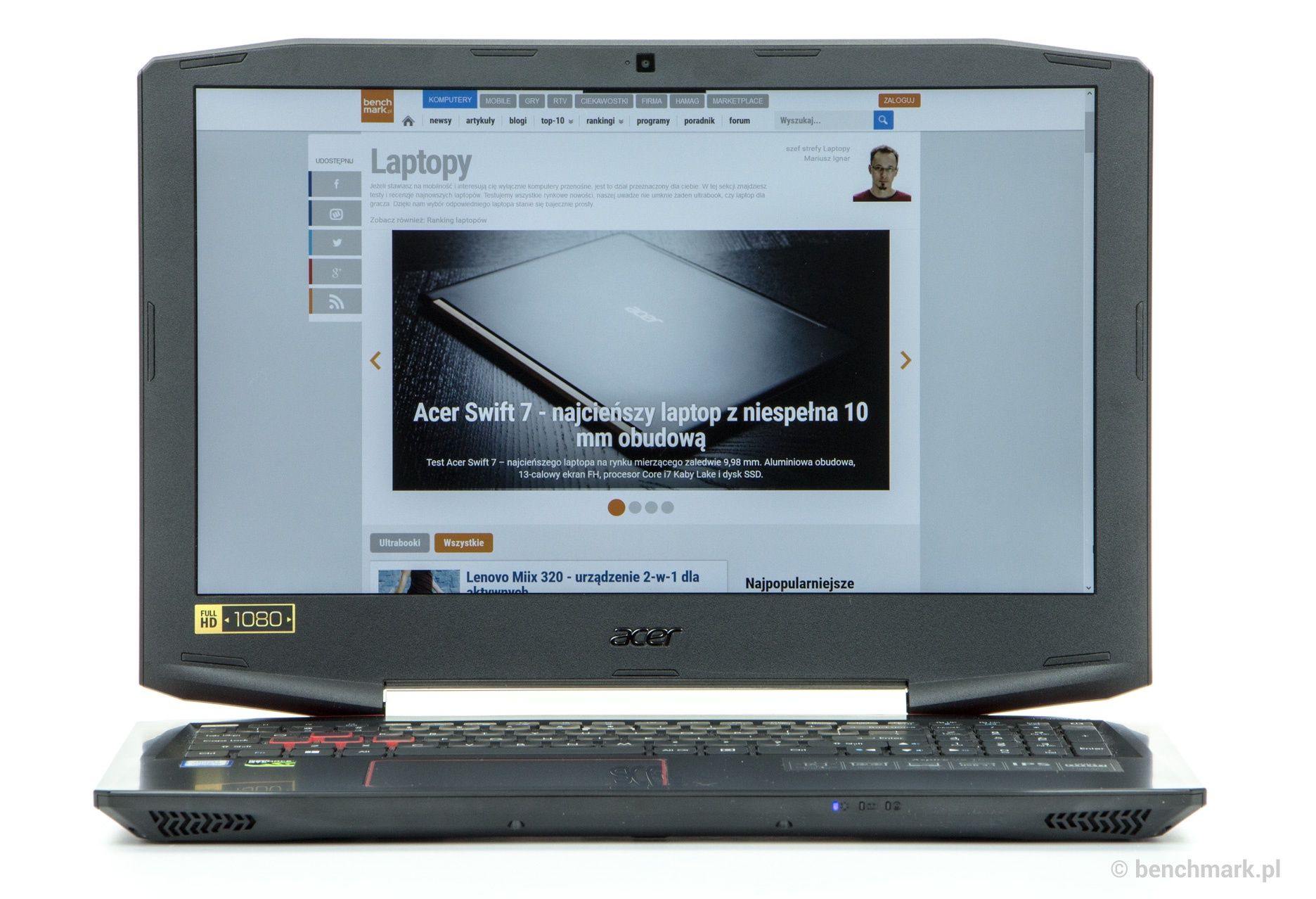 Acer Aspire VX 15 przód