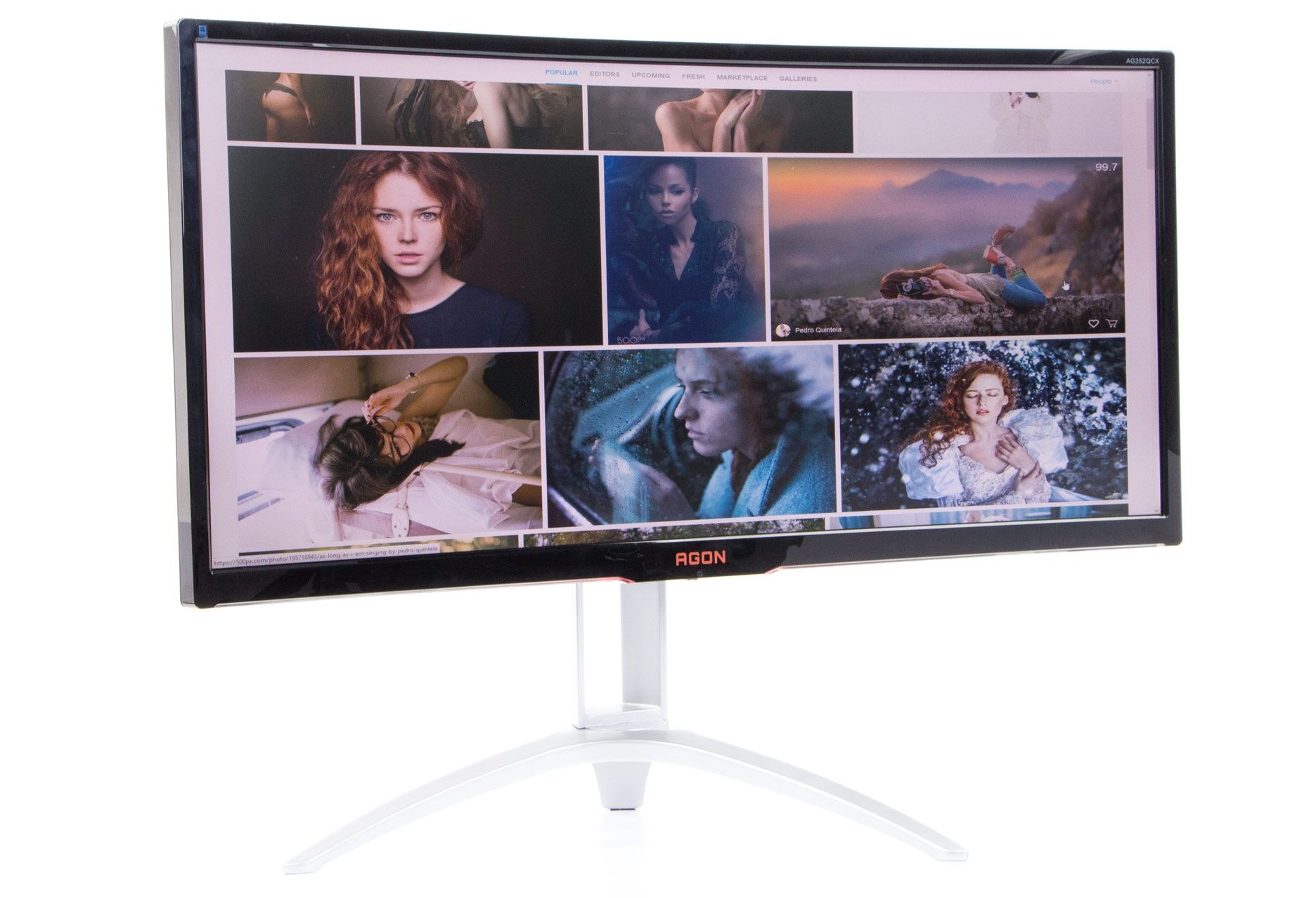 AOC Agon AG352QCX35 kąty widzenia