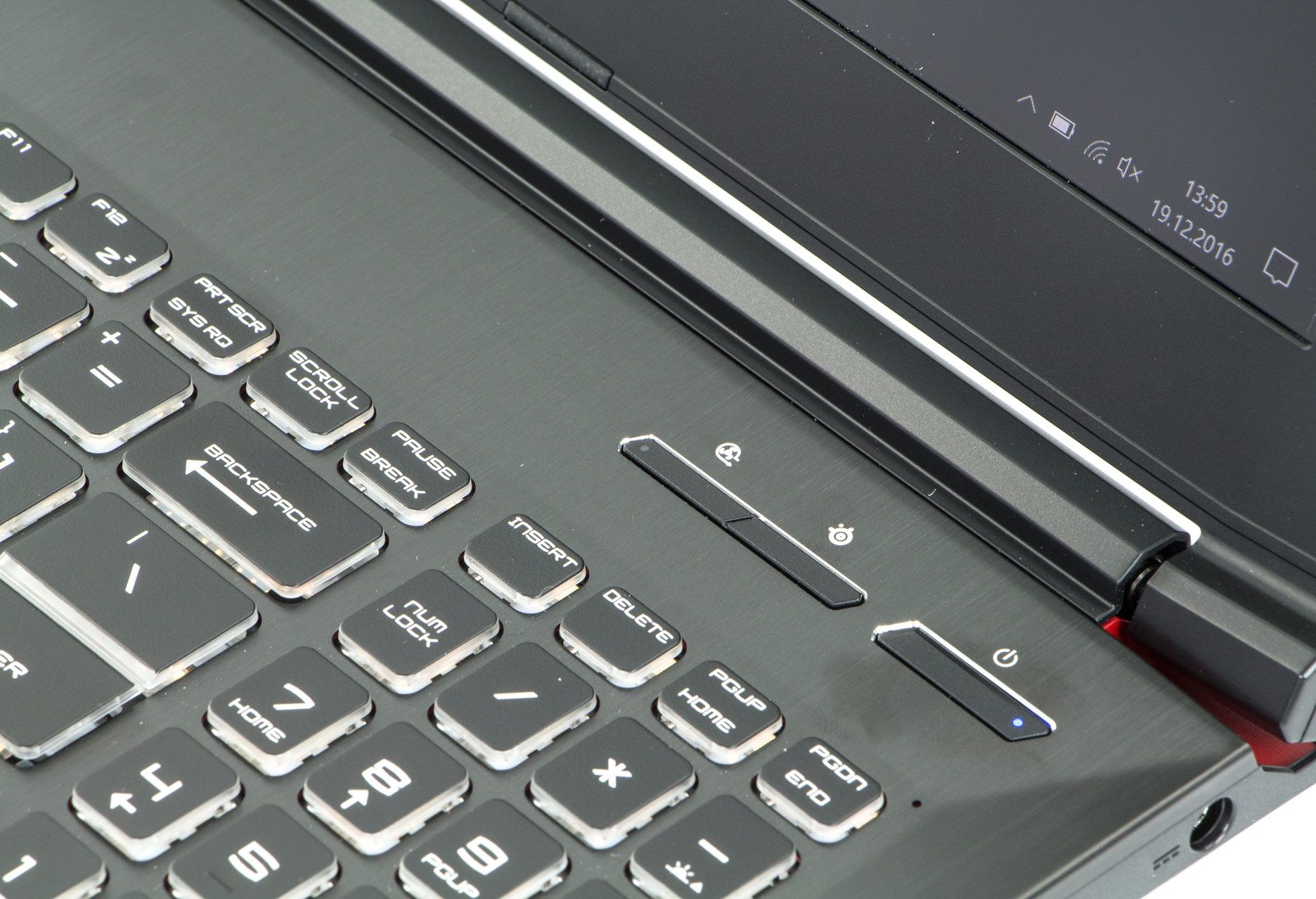 MSI GE62 7RE panel roboczy