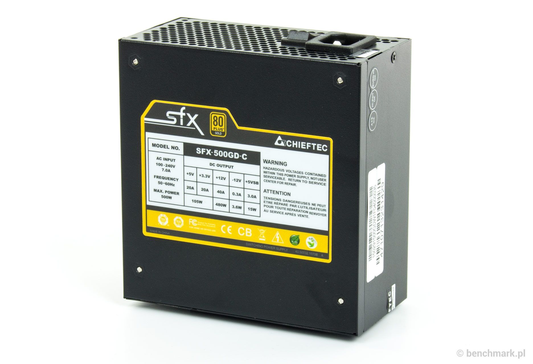 Chieftec Smart SFX-500GD-C zasilacz