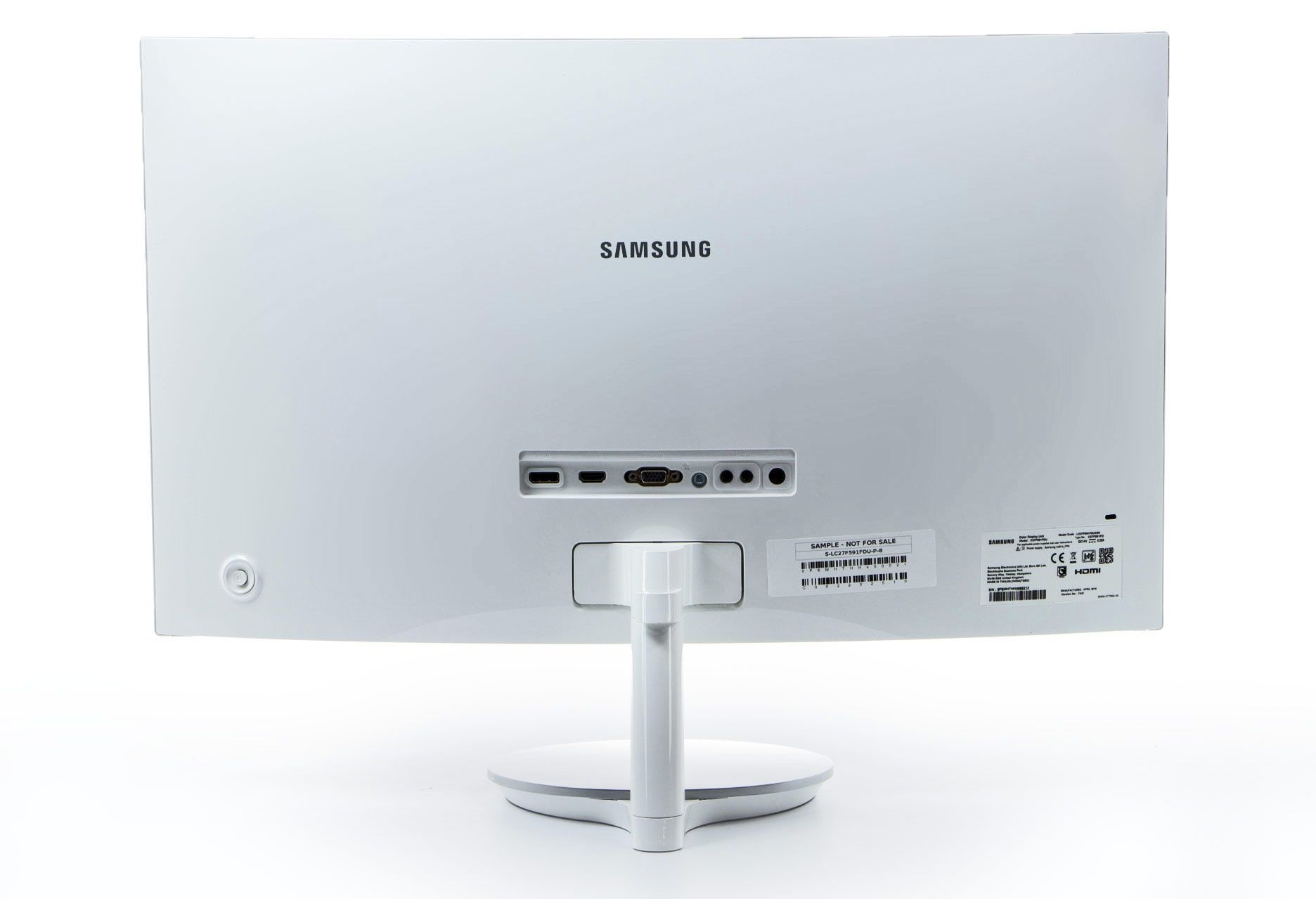 Samsung Curved C27F591 tył obudowy