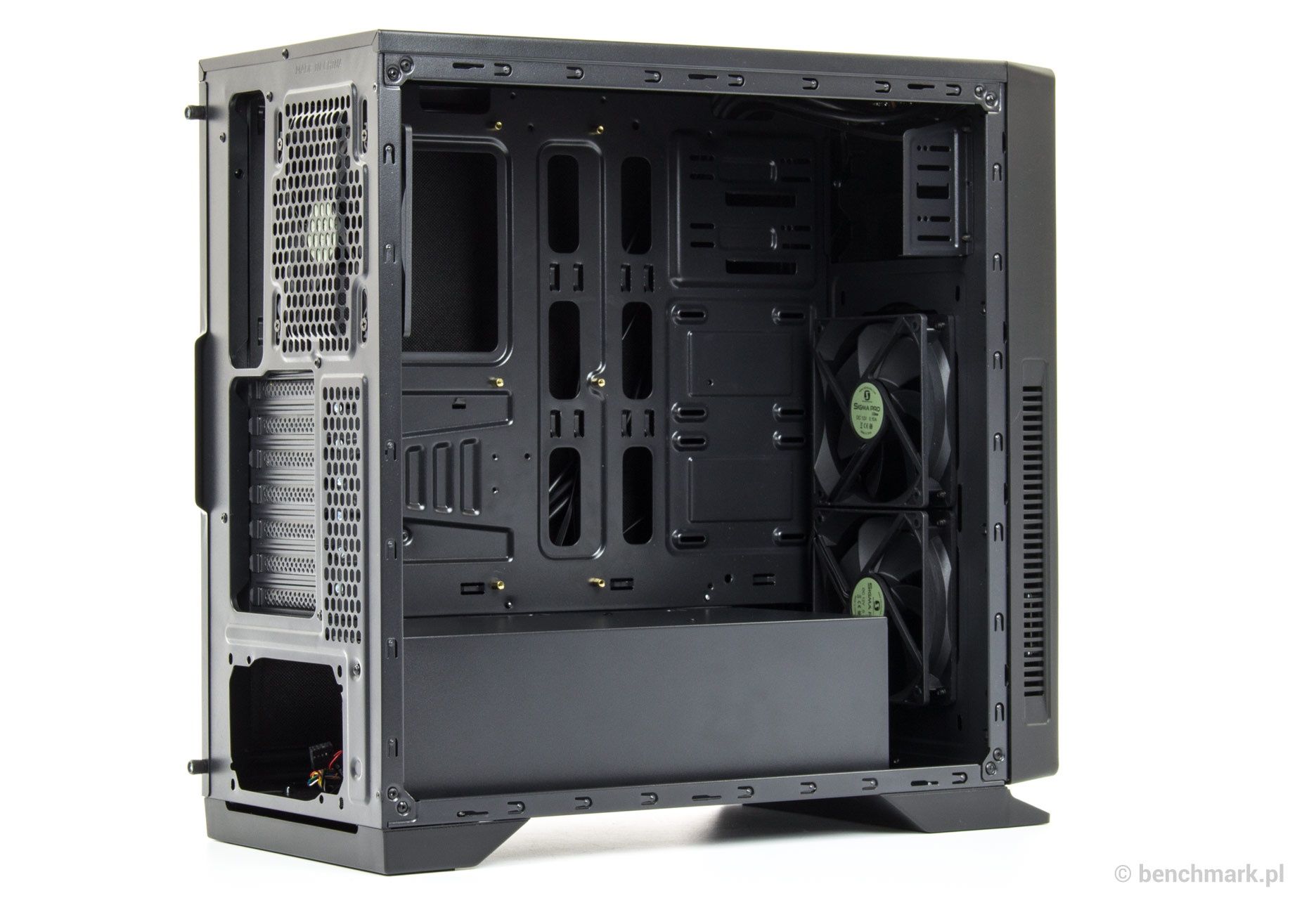 SilentiumPC Pax M70 Pure Black obudowa wnętrze