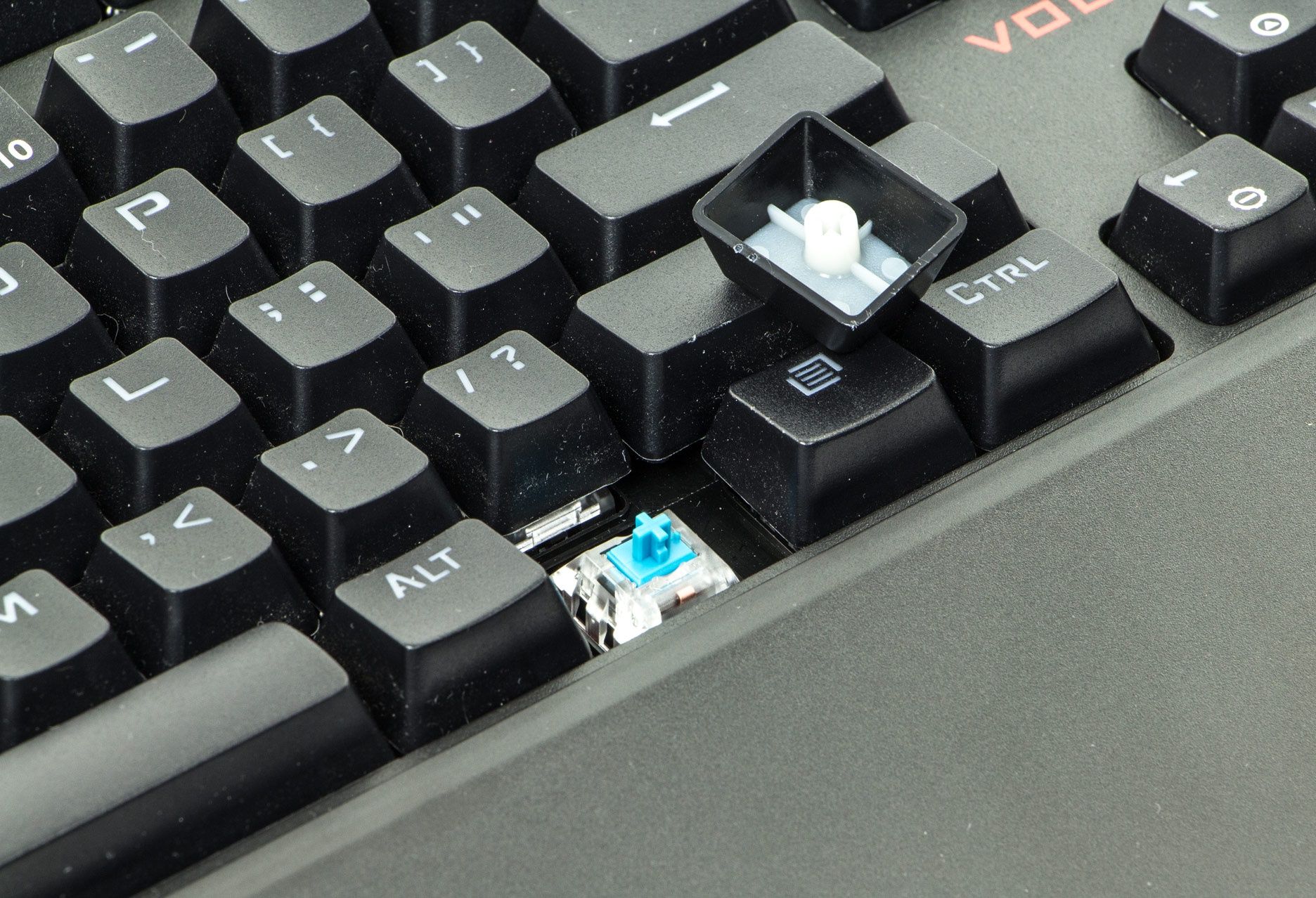 Modecom Volvano Gamer - niebieskie przełączniki Cherry MX