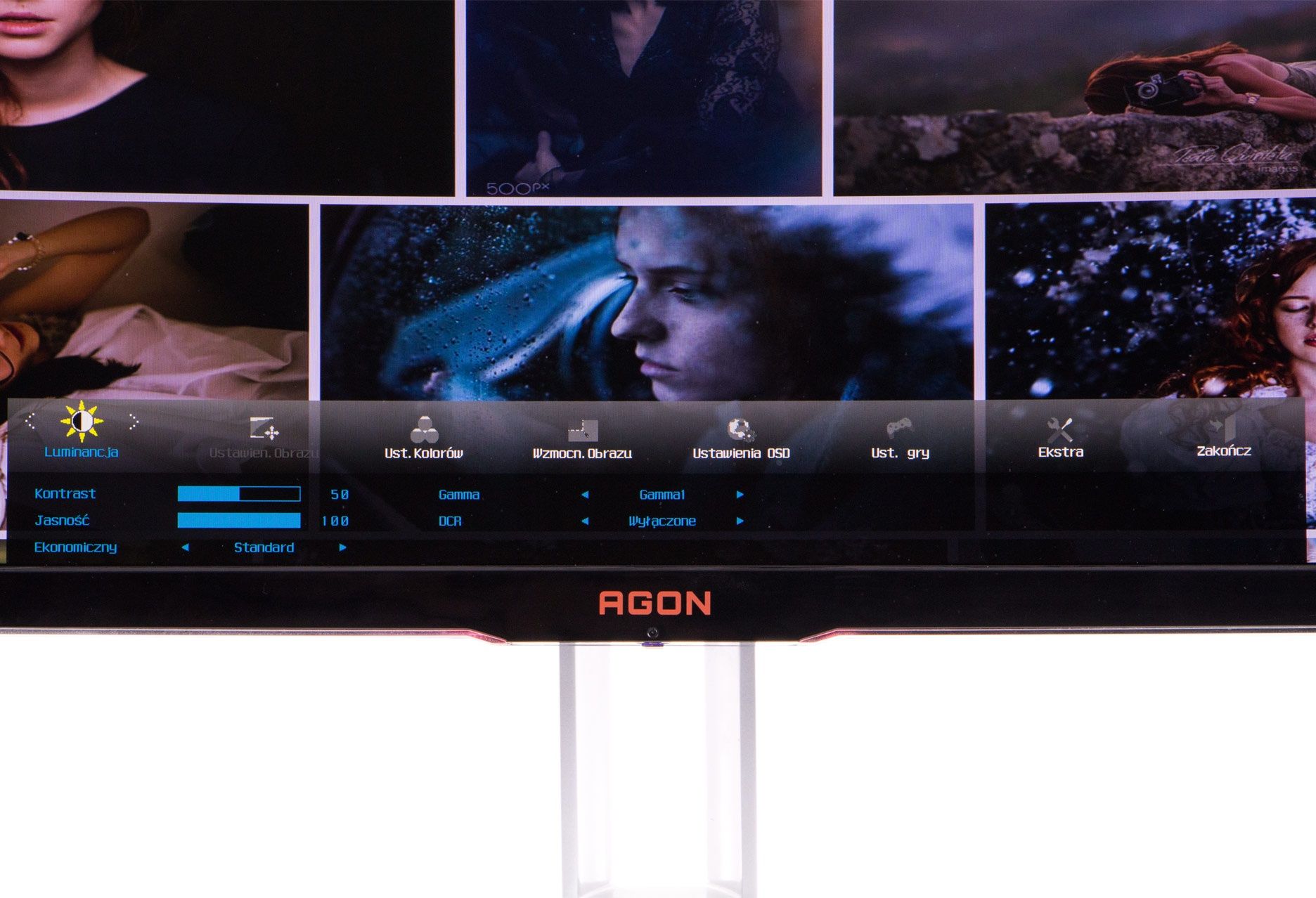 AOC Agon AG352QCX35 menu OSD