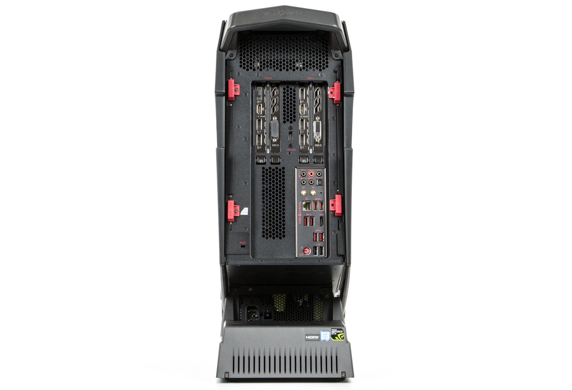 MSI Aegis Ti3 - tył obudowy