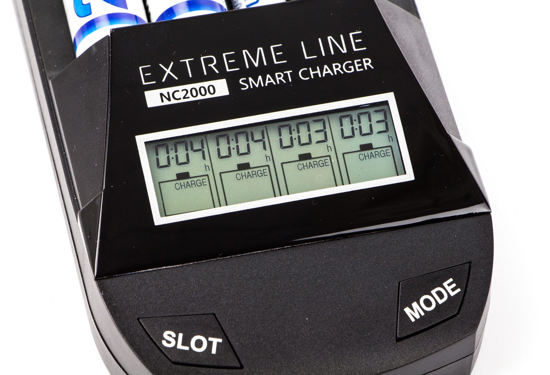 Wyświetlacz w ładowarce Extreme Line NC2000