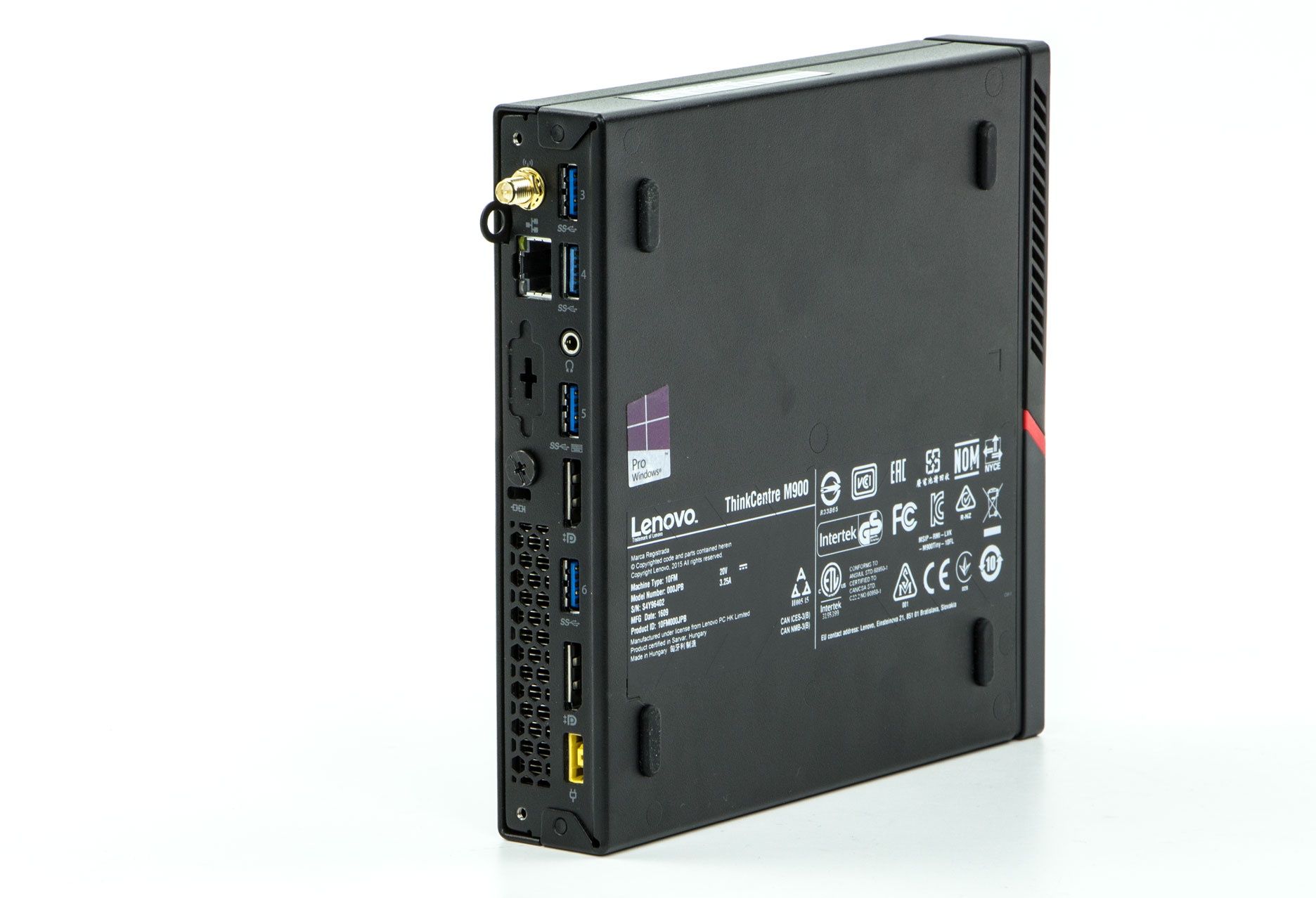 Lenovo ThinkCentre M900 - porty z tyłu