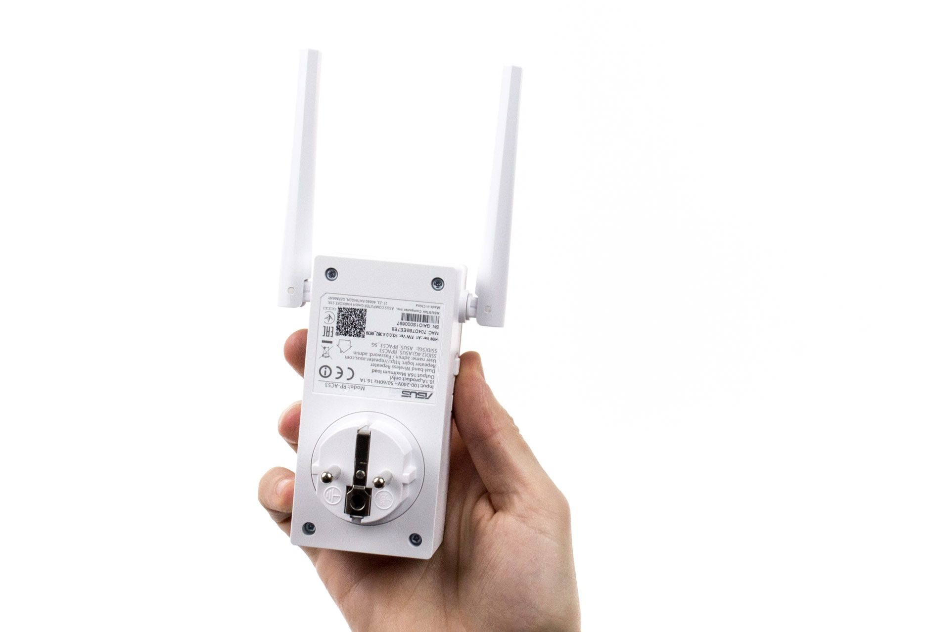ASUS RP-AC53 widoczny od tyłu