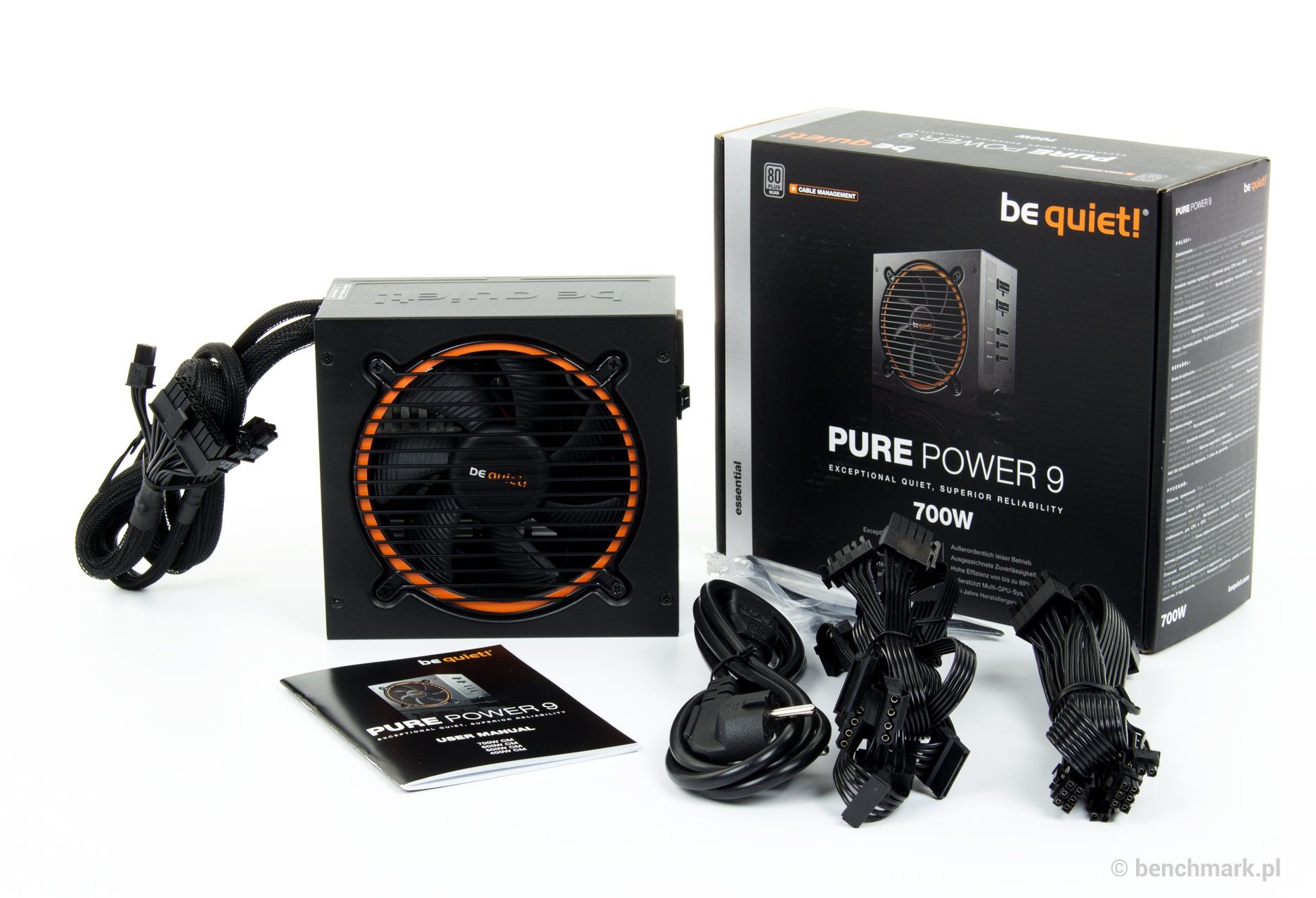 be quiet! Pure Power 9 CM 700W - wyposażenie