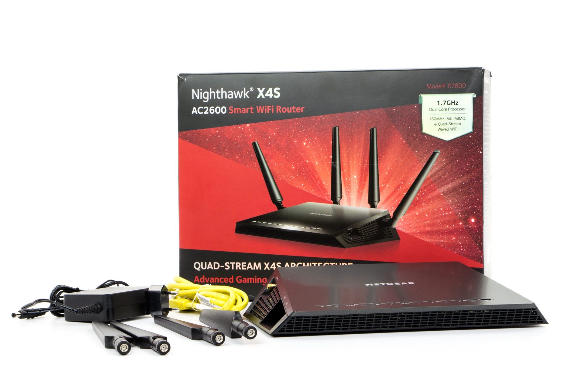 Netgear X4S - cały zestaw