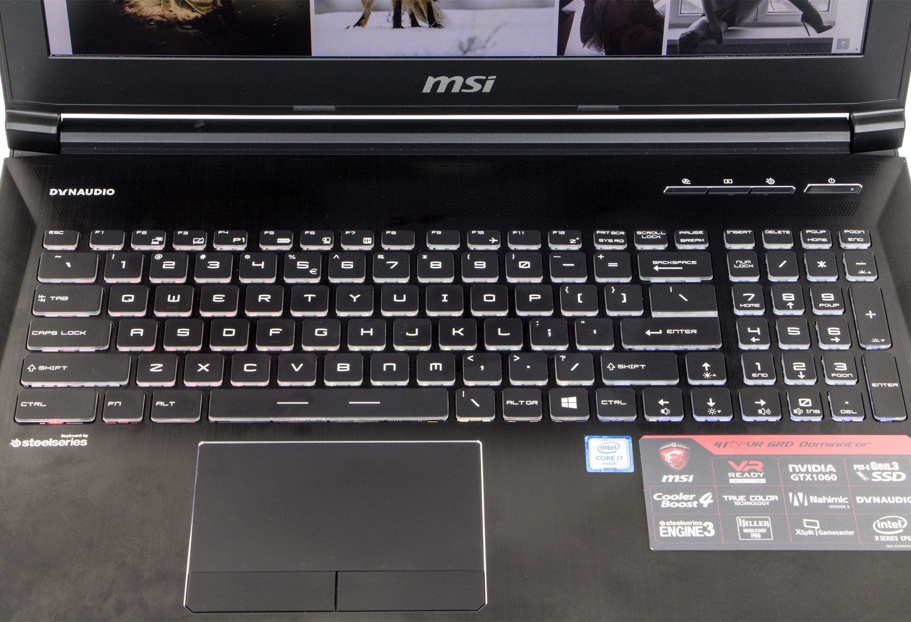 MSI GT73VR 6RE klawiatura